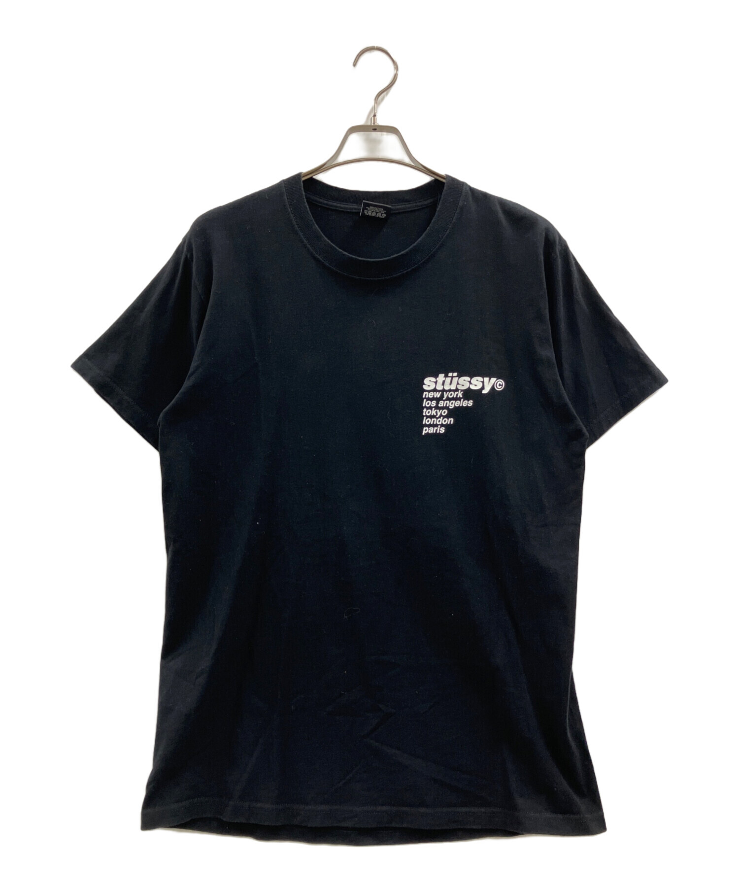 stüssy ストロベリー Tシャツ ブラック ストューシー stussy 黒 stussy