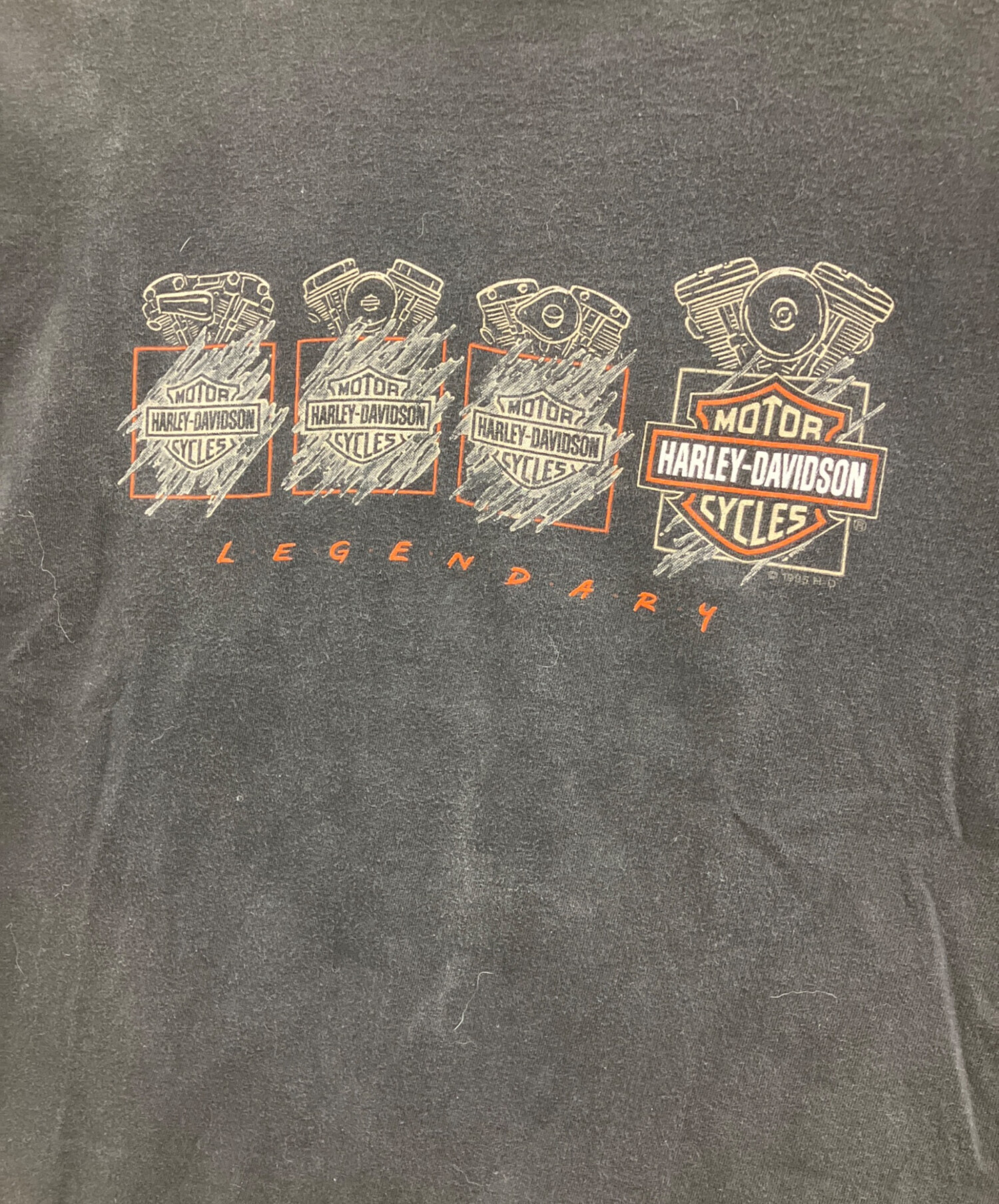 中古・古着通販】HARLEY-DAVIDSON (ハーレーダビッドソン) Hanes 