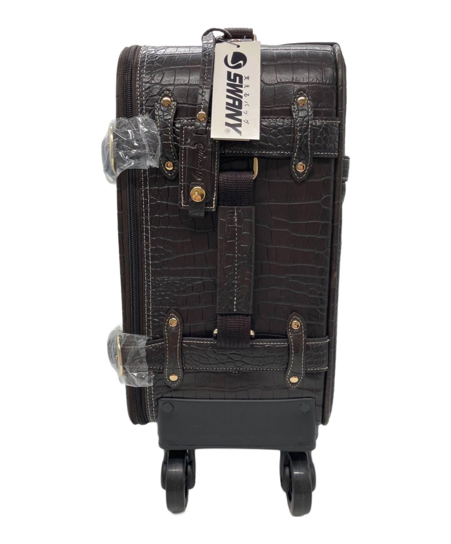 中古・古着通販】SWANY (スワニー) SWANY キャリーバッグ ブラウン 未