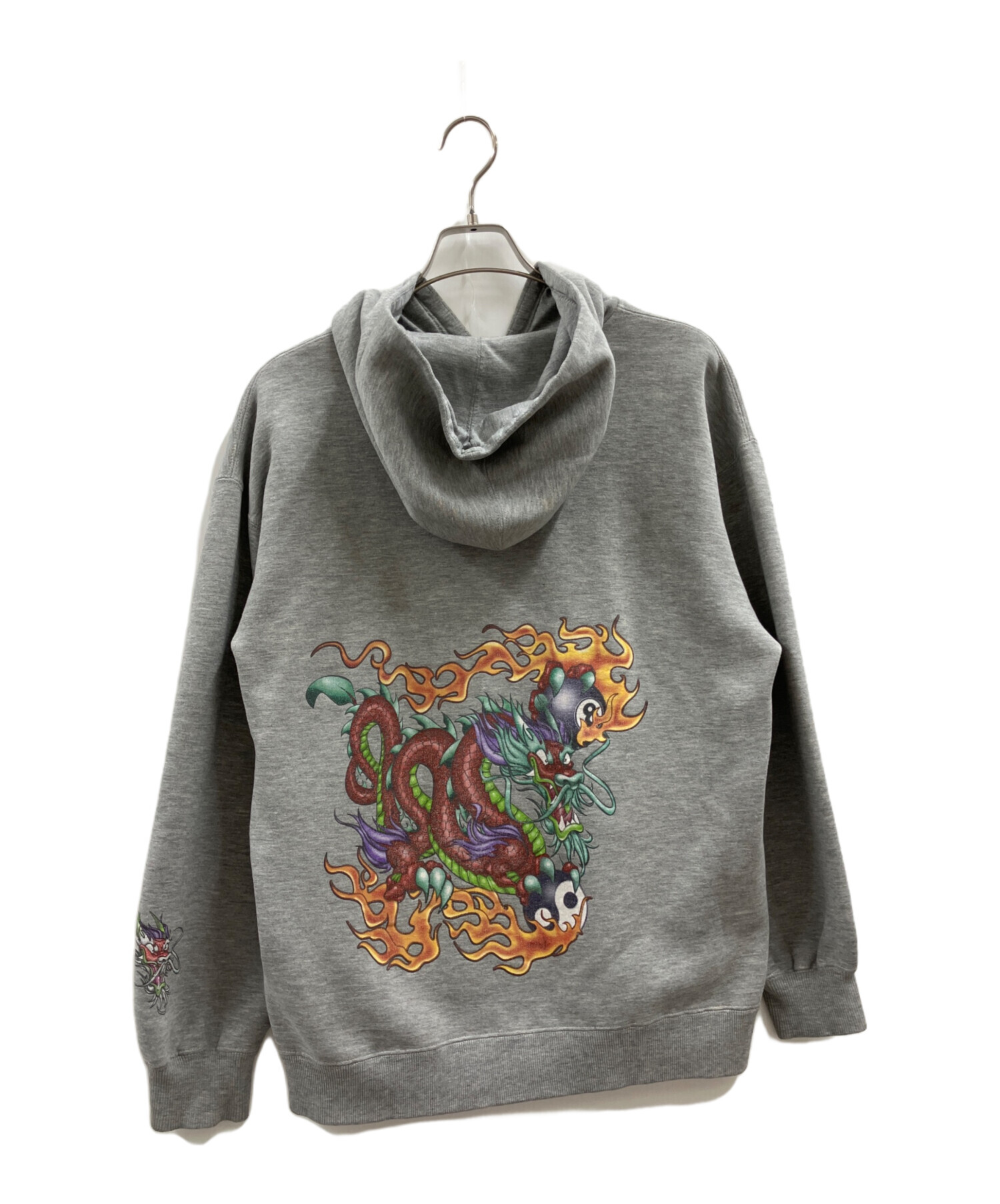 JEANERICA JEANS &amp; Co パーカー S グレー 【古着】【中古】【送料無料】 ジーンズファクトリー JEANS FACTORY 美品 パーカー スウェット 長袖