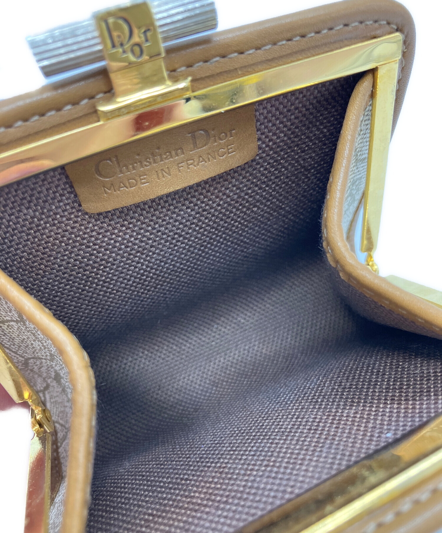 Christian Dior 財布・ケース  ベージュ 【古着】【中古】【送料無料】 中古・古着通販】Christian Dior (クリスチャン ディオール) Christian