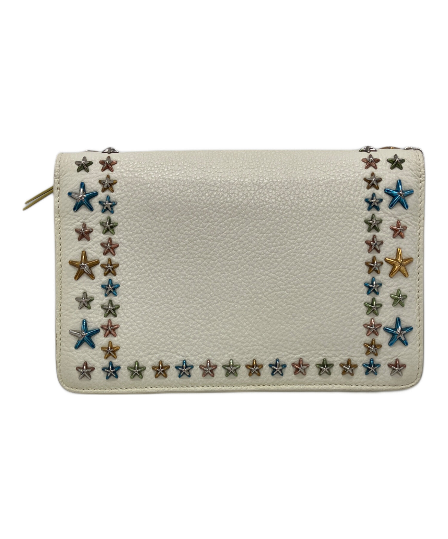 JIMMY CHOO  ジミーチュー/ヴァレンヌ スタッズ  チェーンウォレット/061621/Aランク/52【中古】 JIMMY CHOO ジミーチュー/ヴァレンヌ スタッズ チェーンウォレット