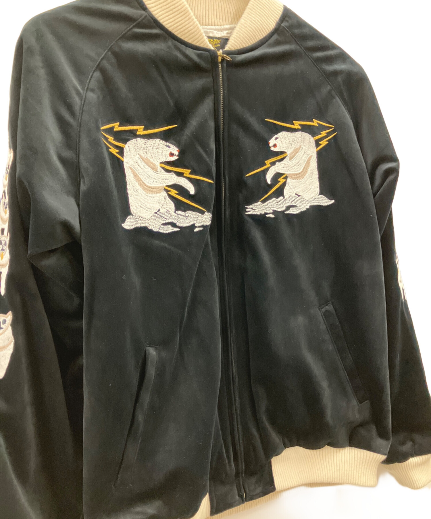 中古・古着通販】HOUSTON (ヒューストン) HOUSTON スカジャン ブラック