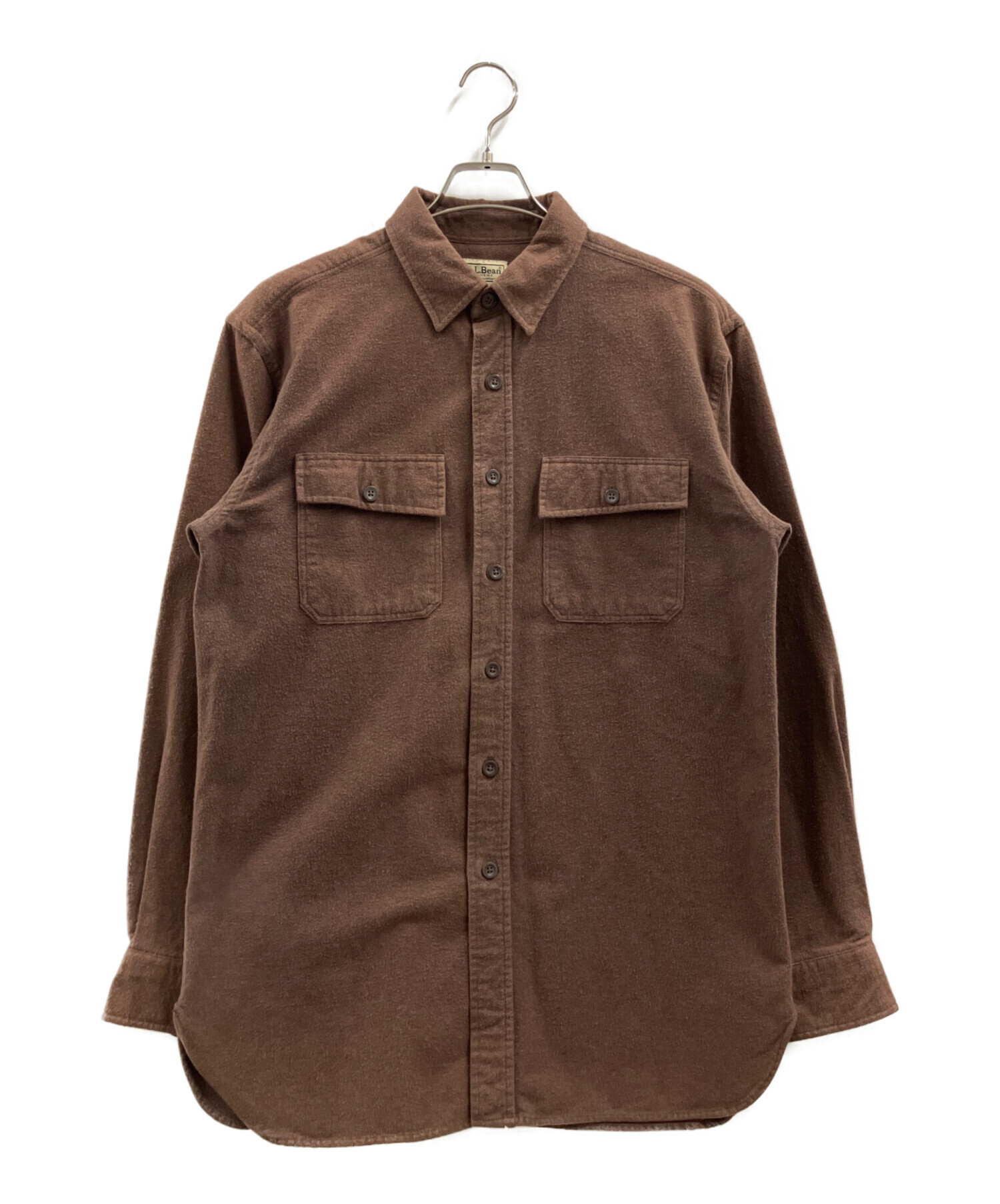 中古・古着通販】L.L.Bean (エルエルビーン) 長袖シャツ ブラウン 