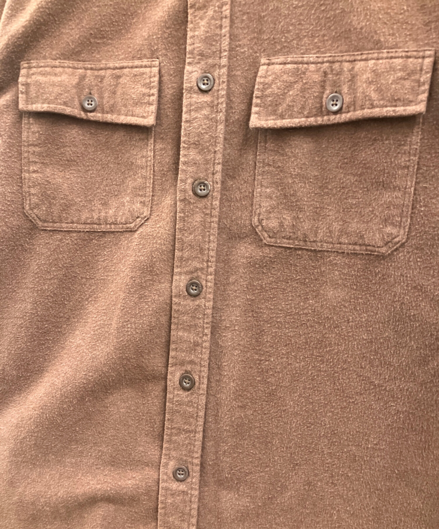 中古・古着通販】L.L.Bean (エルエルビーン) 長袖シャツ ブラウン