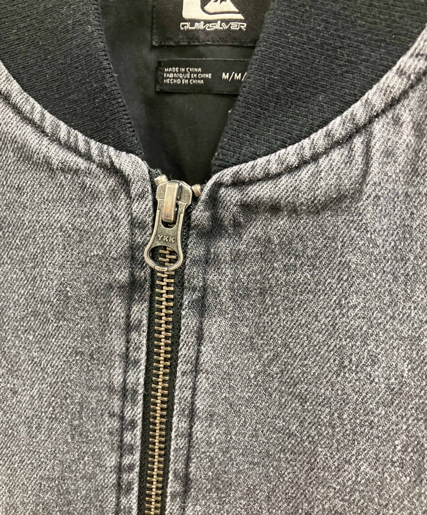 中古・古着通販】Quiksilver (クイックシルバー) DENIM WASH MA JACKET 