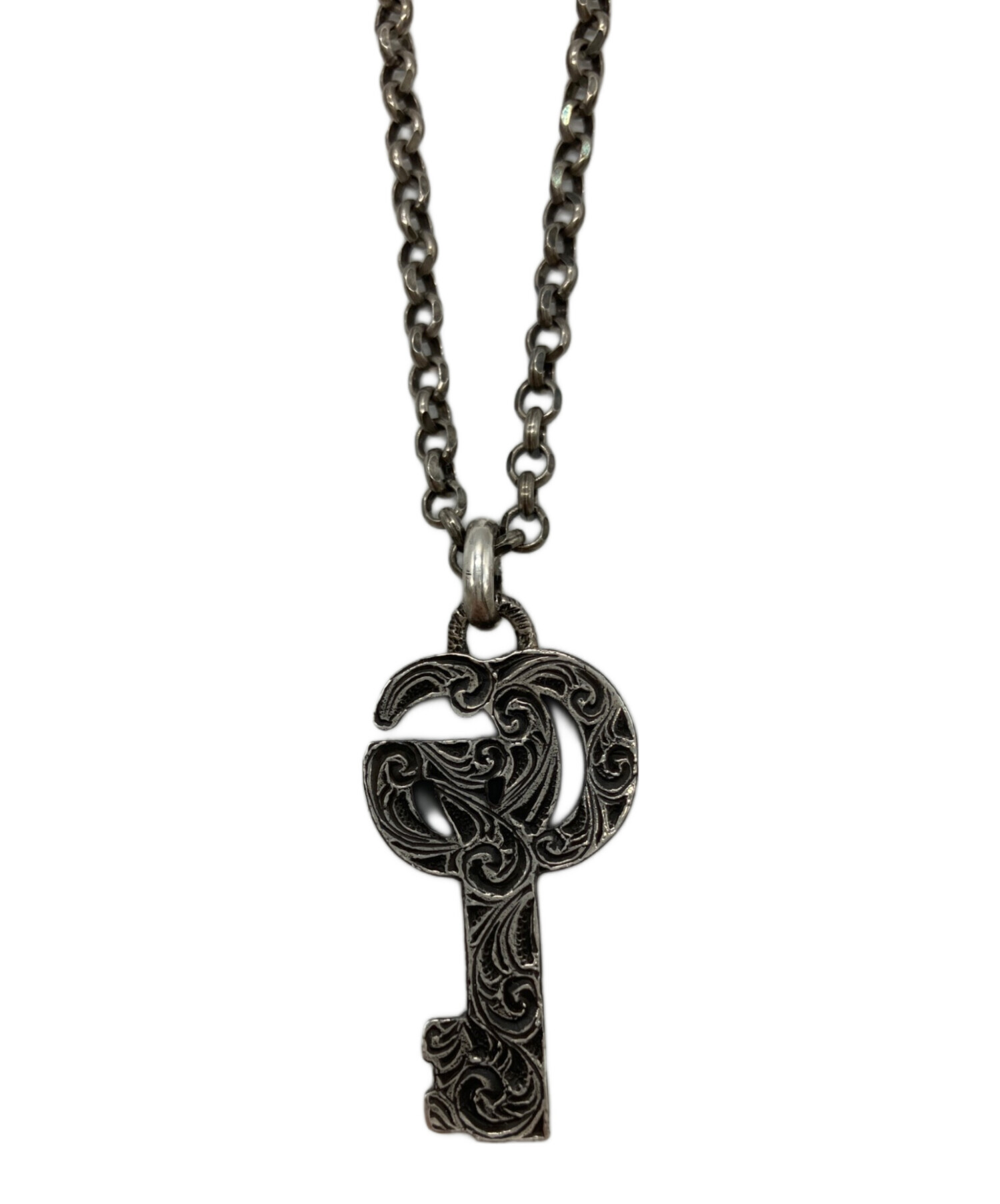 ★未使用品★GUCCI ダブルG　アンティーク仕立て　マルチカラーネックレス 中古・古着通販】GUCCI (グッチ) ダブルG フラワー ネックレス
