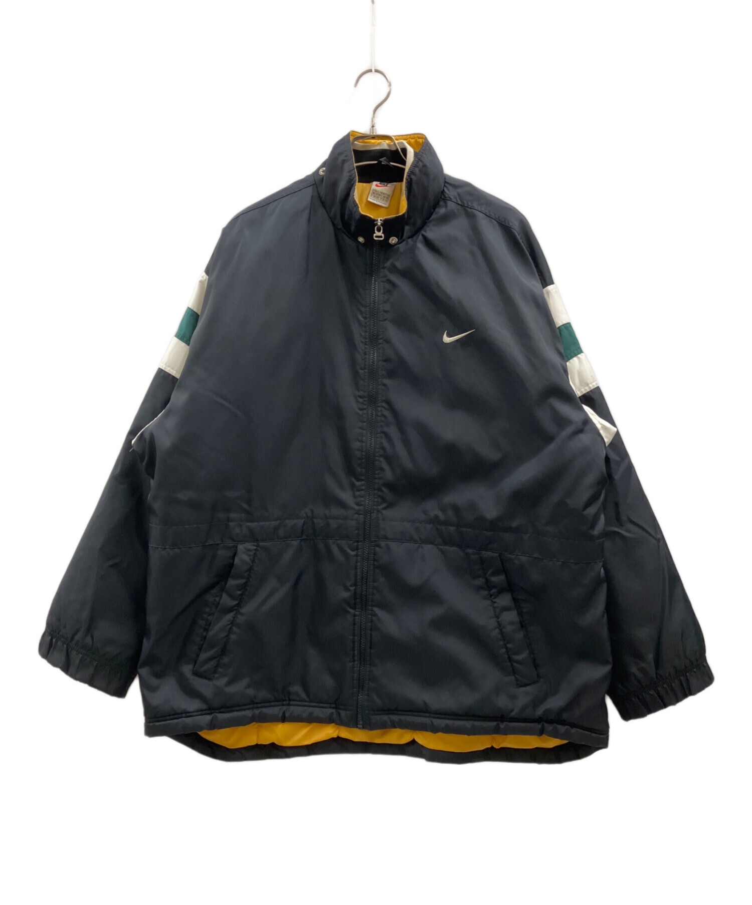 FCRB ナイキ ストライプ ジャケット ジャージ古着 中古・古着通販】NIKE (ナイキ) ジップアップジャケット ブラック