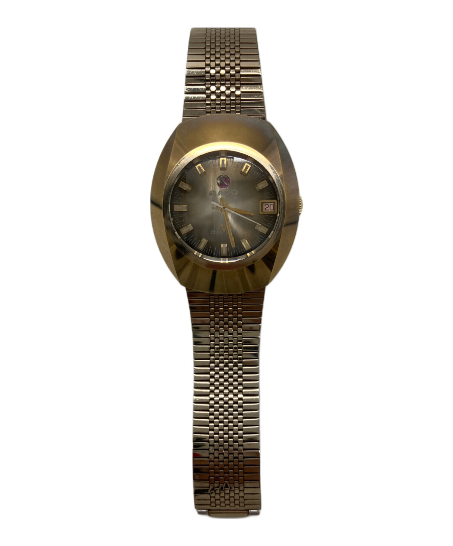 大幅値引き、RADO Balboa超硬金属使用 自動巻き腕時計 ゴールド 中古・古着通販】RADO (ラドー) RADO BALBOA 腕時計 ゴールド
