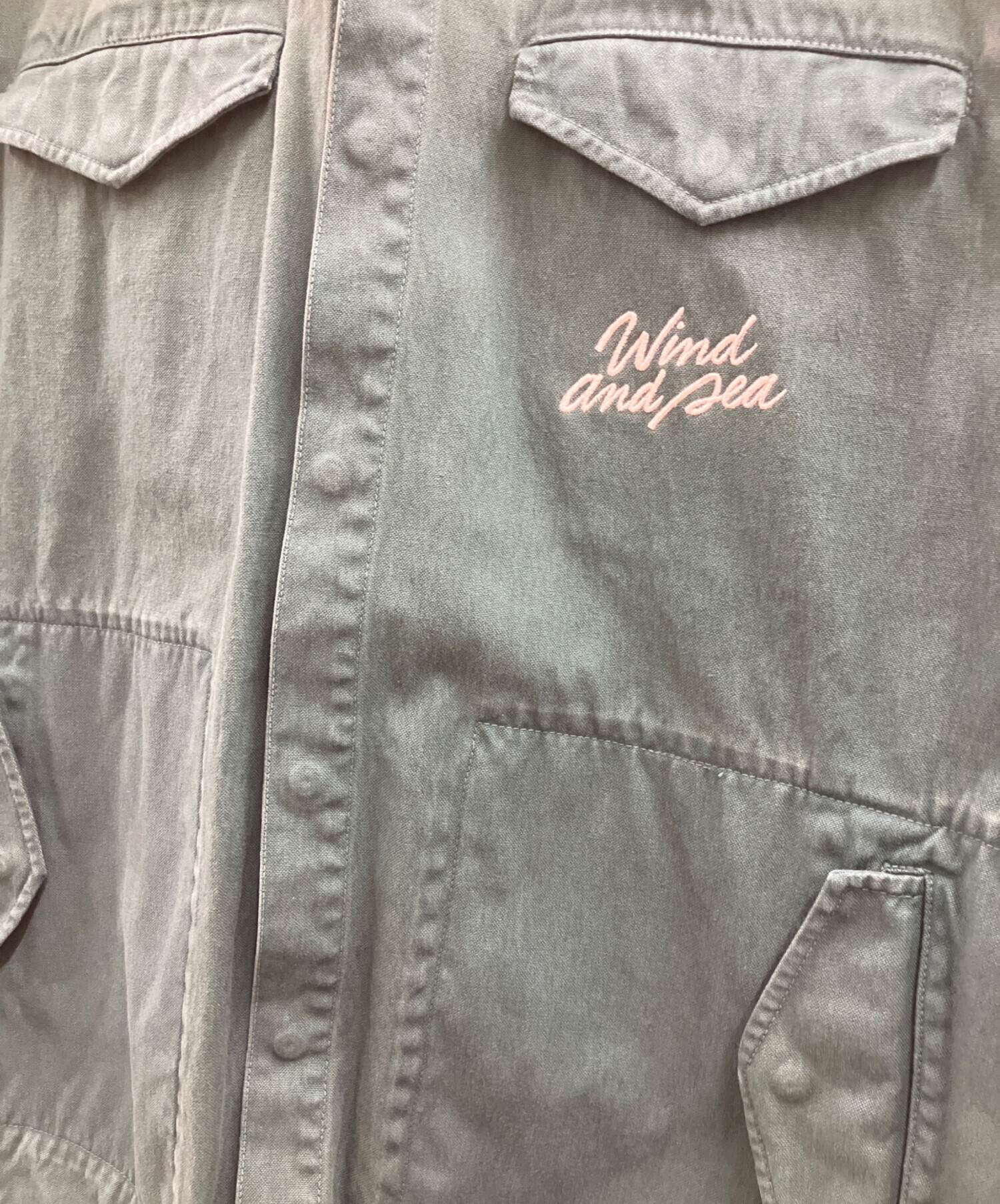 中古・古着通販】WIND AND SEA (ウィンダンシー) OVERDYED FIELD PARKA 