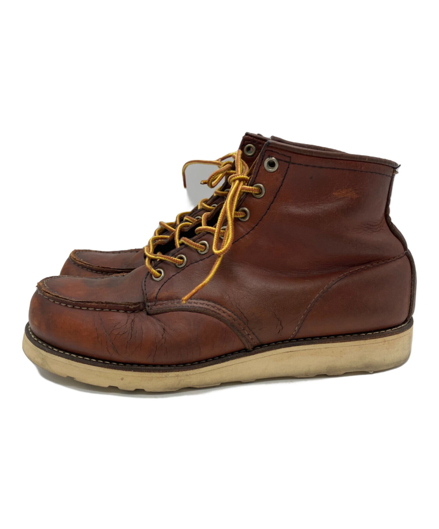 レッドウィング　ブーツ　メンズ　28 美品　ブラウン　ハイカット　アメカジ　古着 中古・古着通販】RED WING (レッドウィング) RED WING 7ホールブーツ
