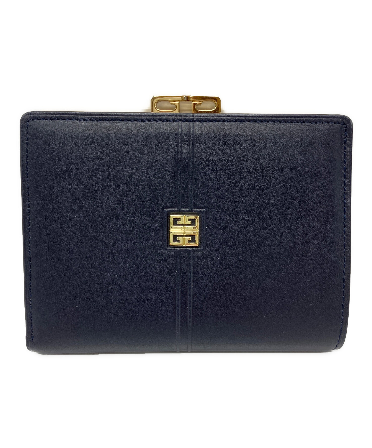 GIVENCHY ハンドバッグ パーティーバッグ ネイビー ジバンシィ 中古・古着通販】GIVENCHY (ジバンシィ) GIVENCHY 2つ折り財布