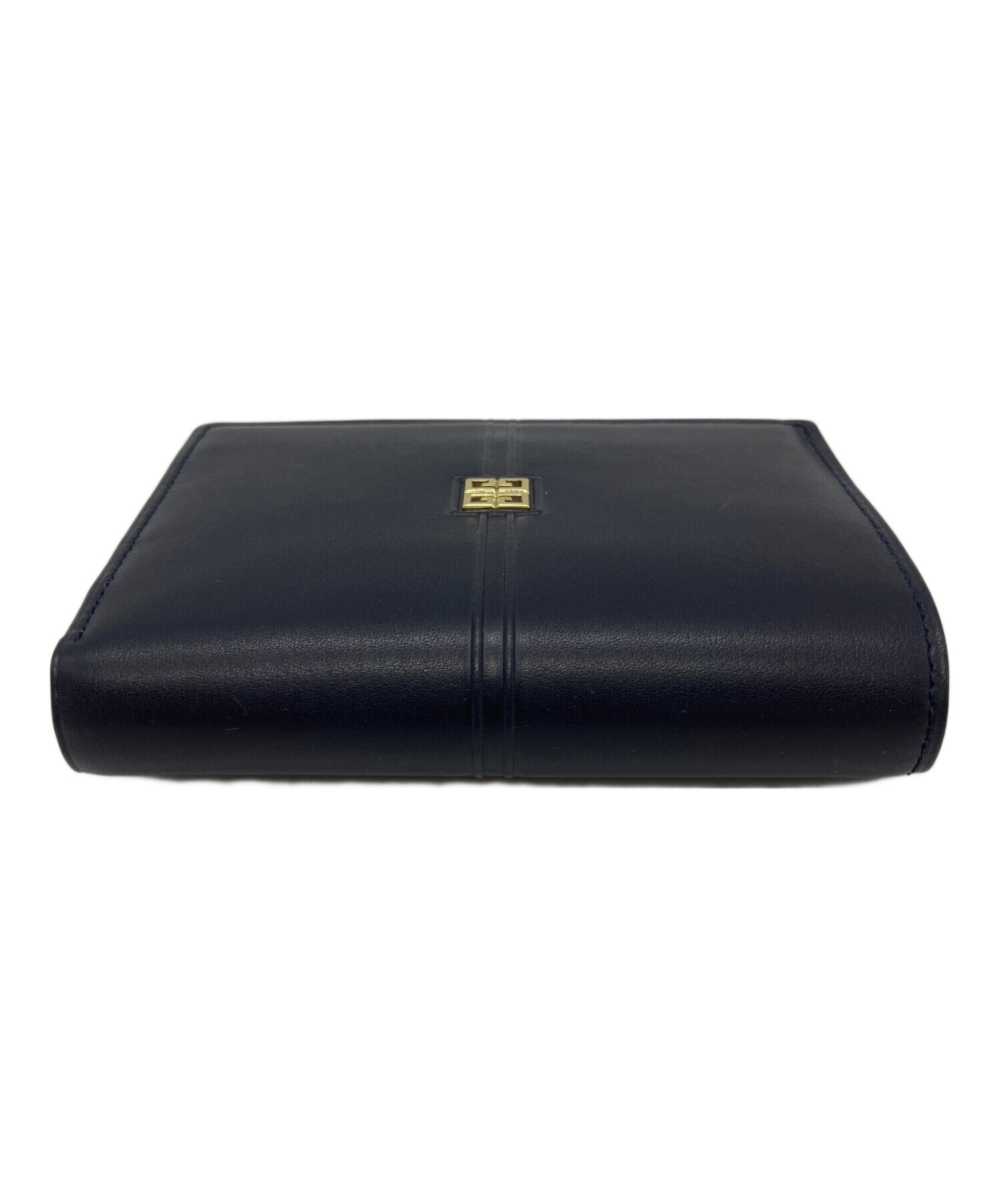 ジバンシー GIVENCHY 財布 長財布　ネイビー 中古・古着通販】GIVENCHY (ジバンシィ) GIVENCHY 2つ折り財布