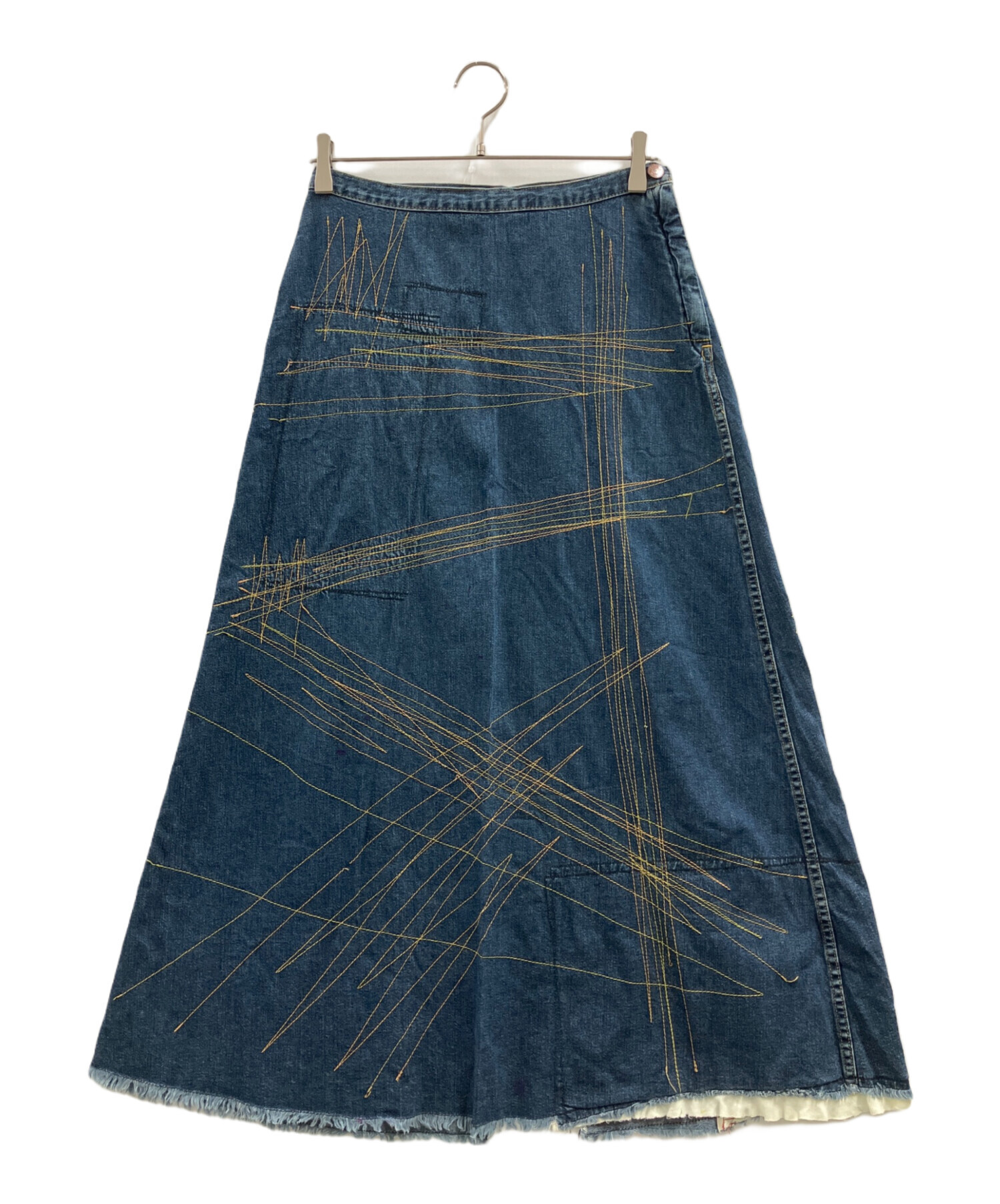 【レア】HYSTERIC GLAMOUR ペインティング デニム スカート 中古・古着通販】Hysteric Glamour (ヒステリックグラマー) デニム