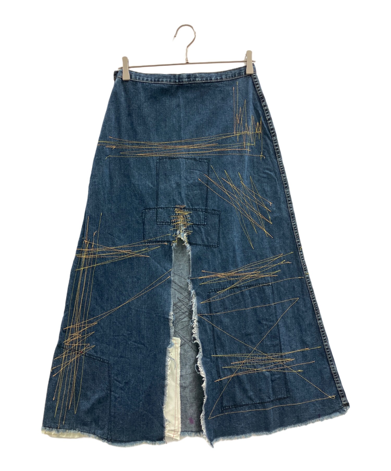 Hysteric Glamour　ダメージ　デニム　ロングスカート 90's 中古・古着通販】Hysteric Glamour (ヒステリックグラマー) デニム