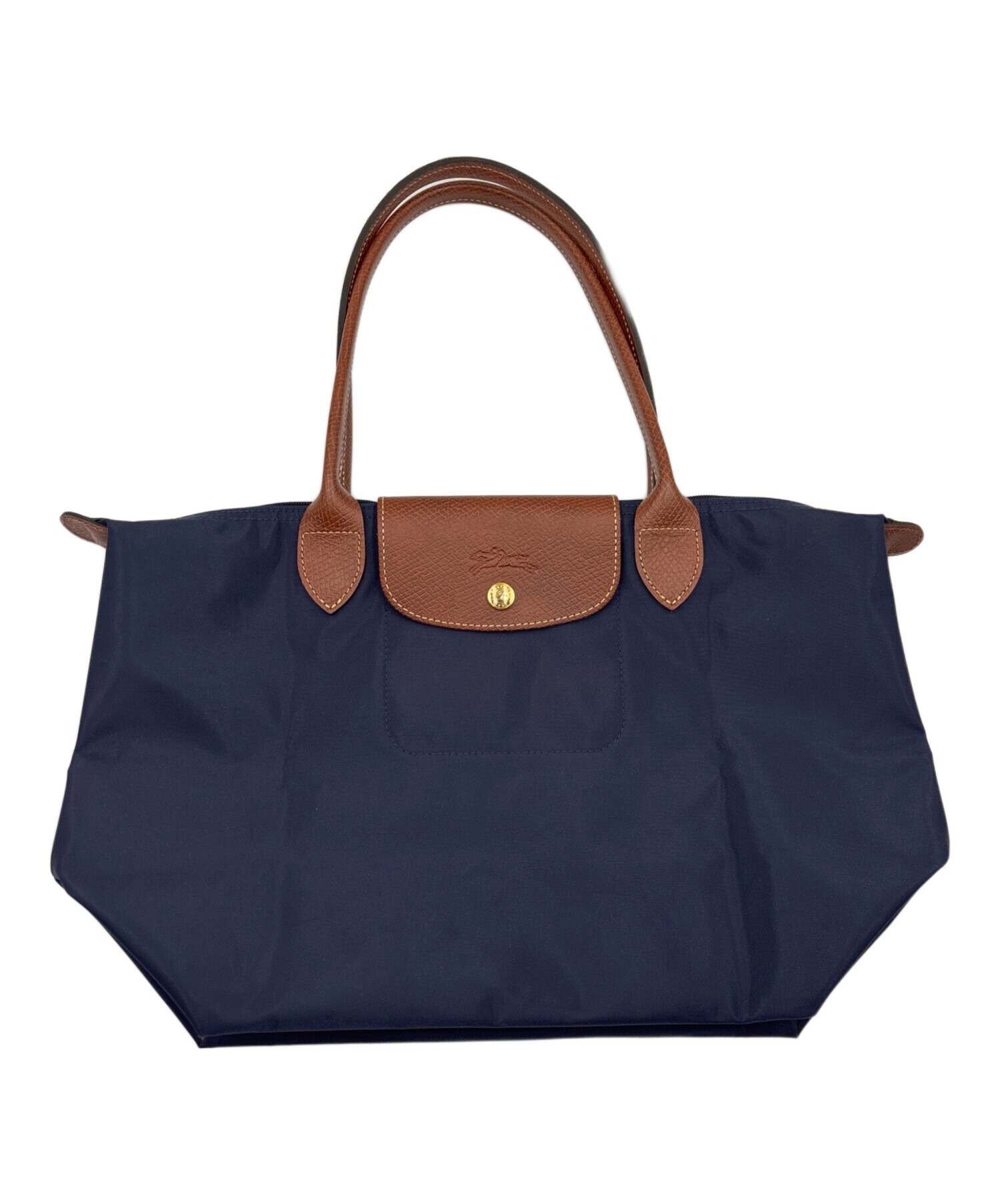 中古・古着通販】LONGCHAMP (ロンシャン) トートバッグ ネイビー