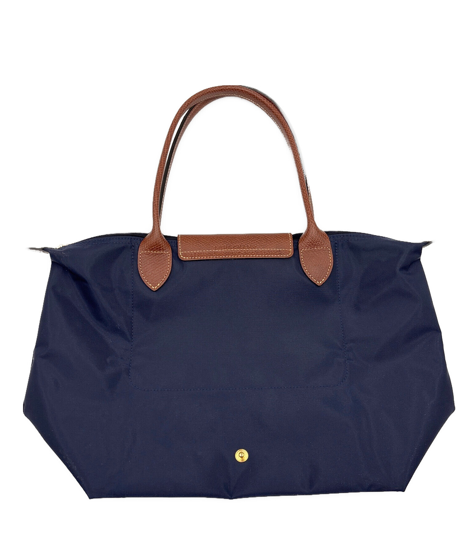 中古・古着通販】LONGCHAMP (ロンシャン) トートバッグ ネイビー