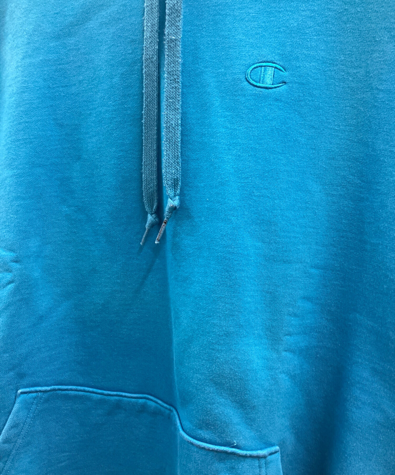 中古・古着通販】Champion (チャンピオン) SUPER FLEECE HOODIE ブルー