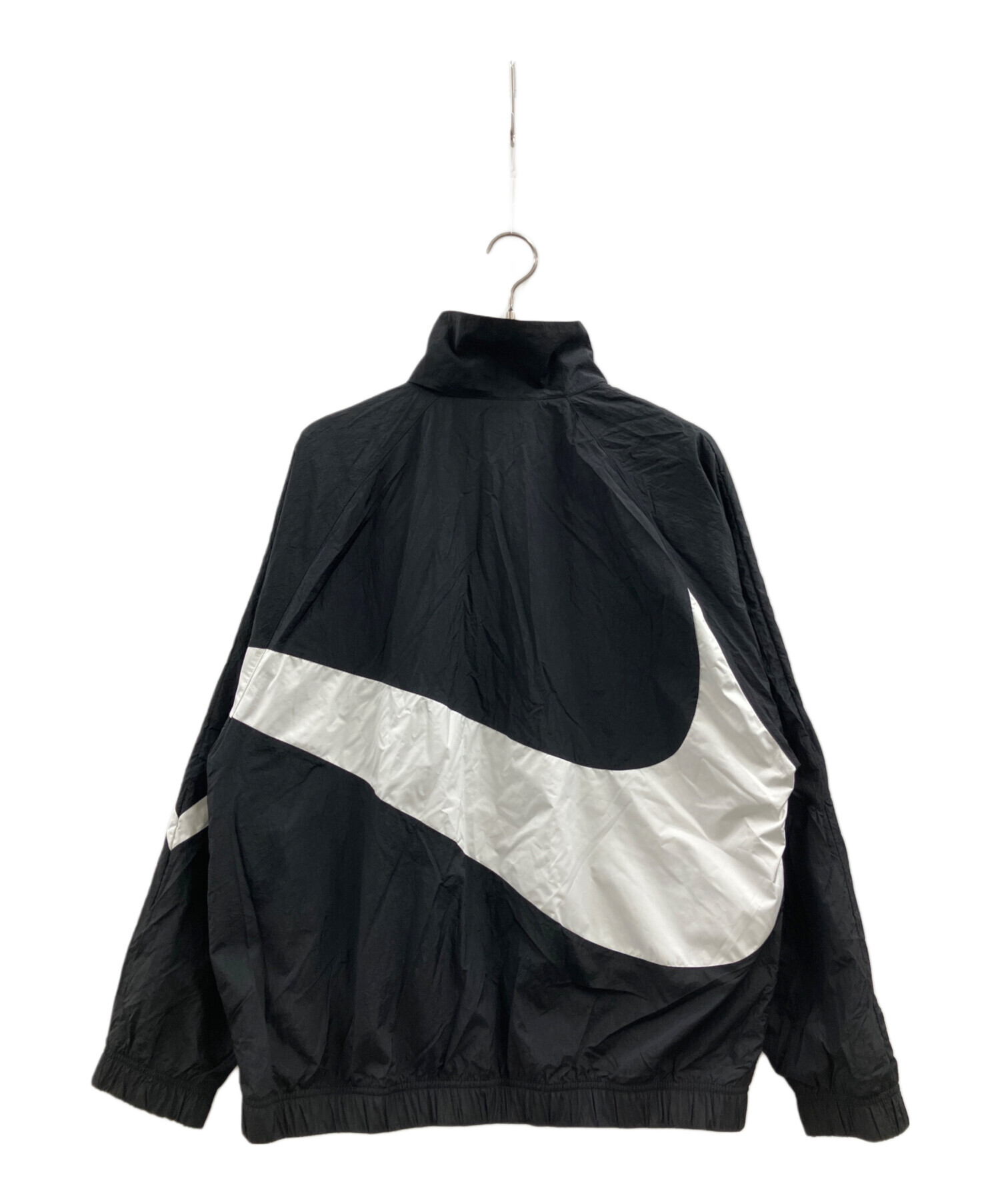 中古・古着通販】NIKE (ナイキ) ナイロンジャケット ブラック×ホワイト