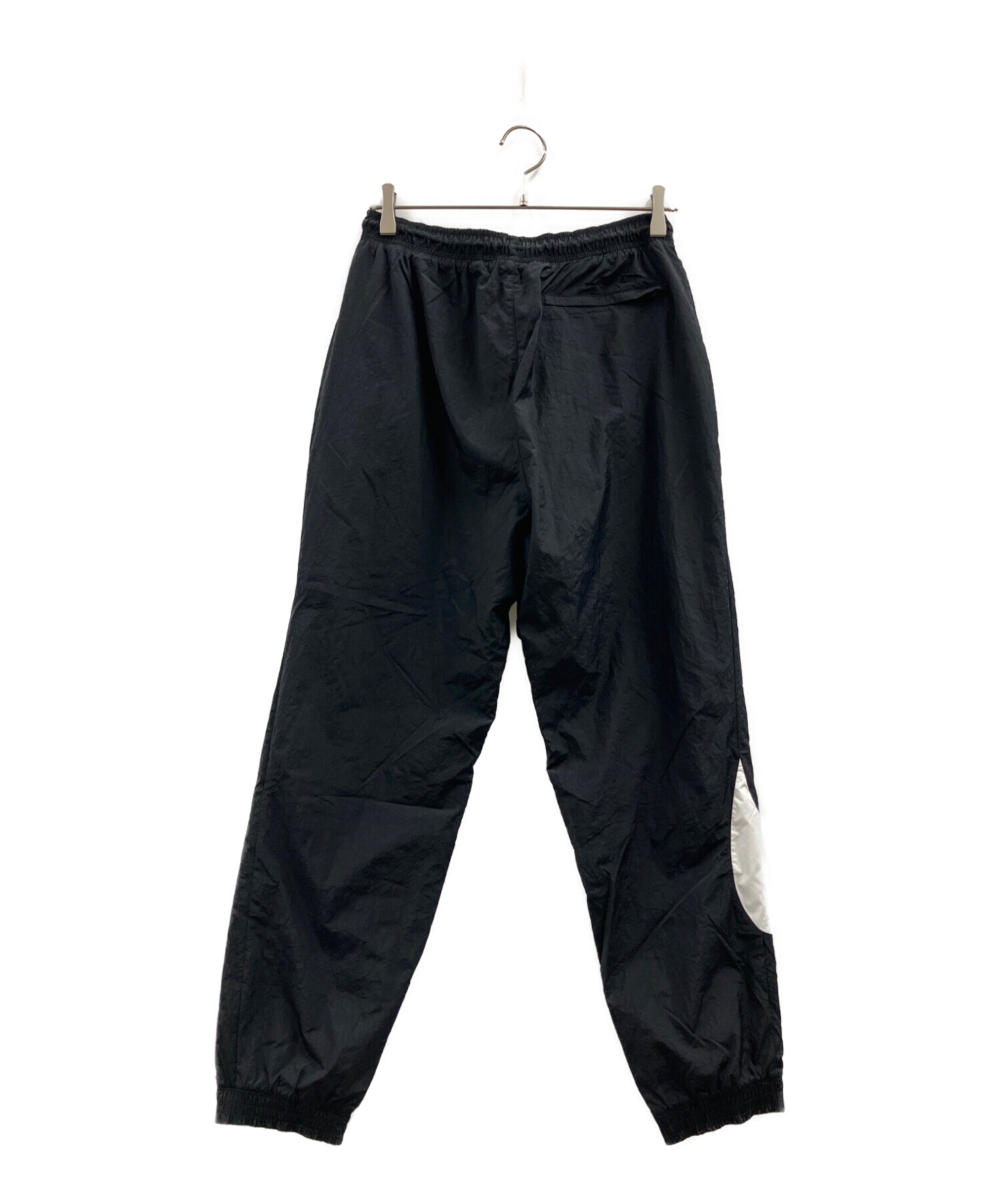 中古・古着通販】NIKE (ナイキ) ナイロンパンツ ブラック×ホワイト