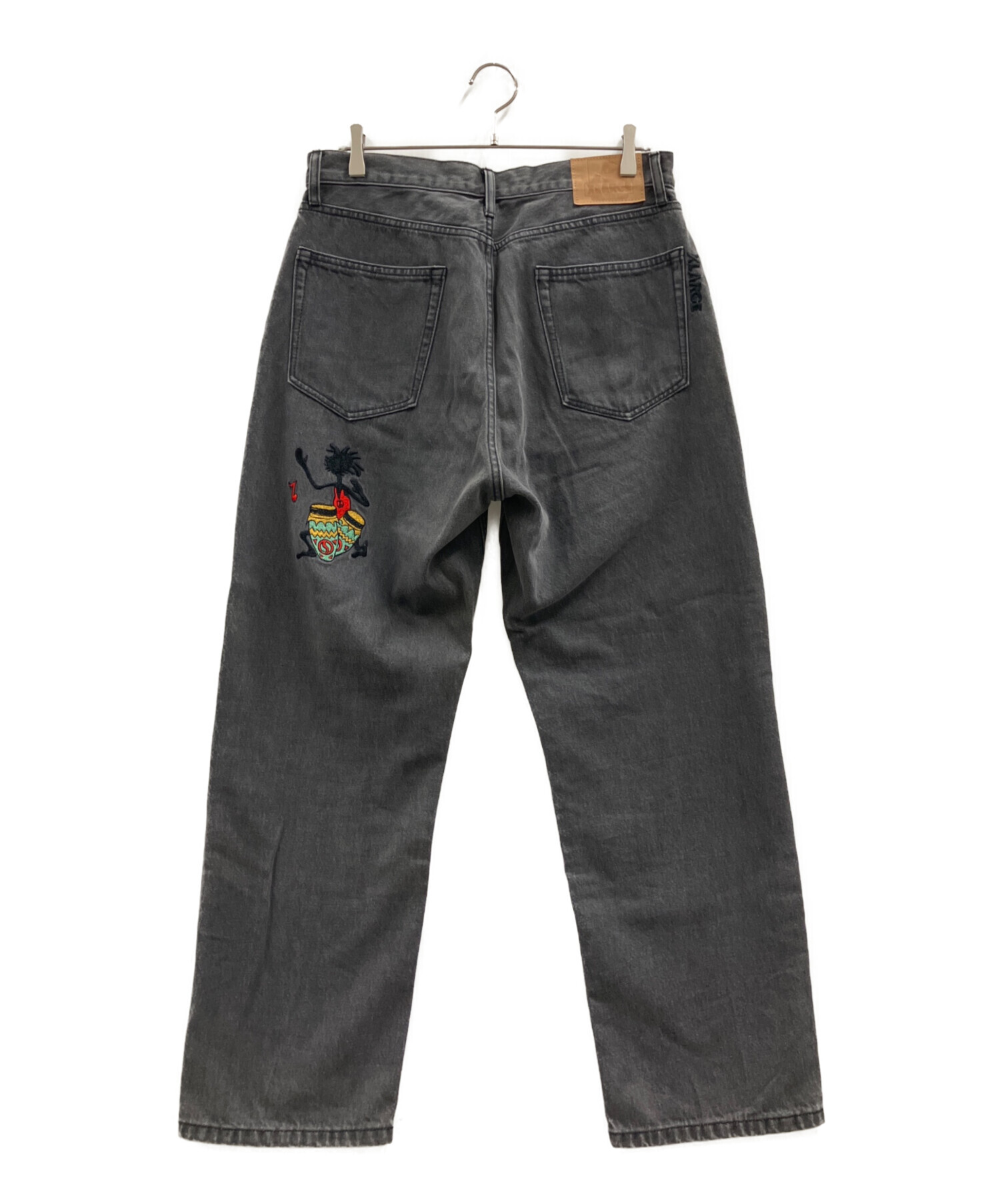 中古・古着通販】X-LARGE (エクストララージ) デニムパンツ ブラック
