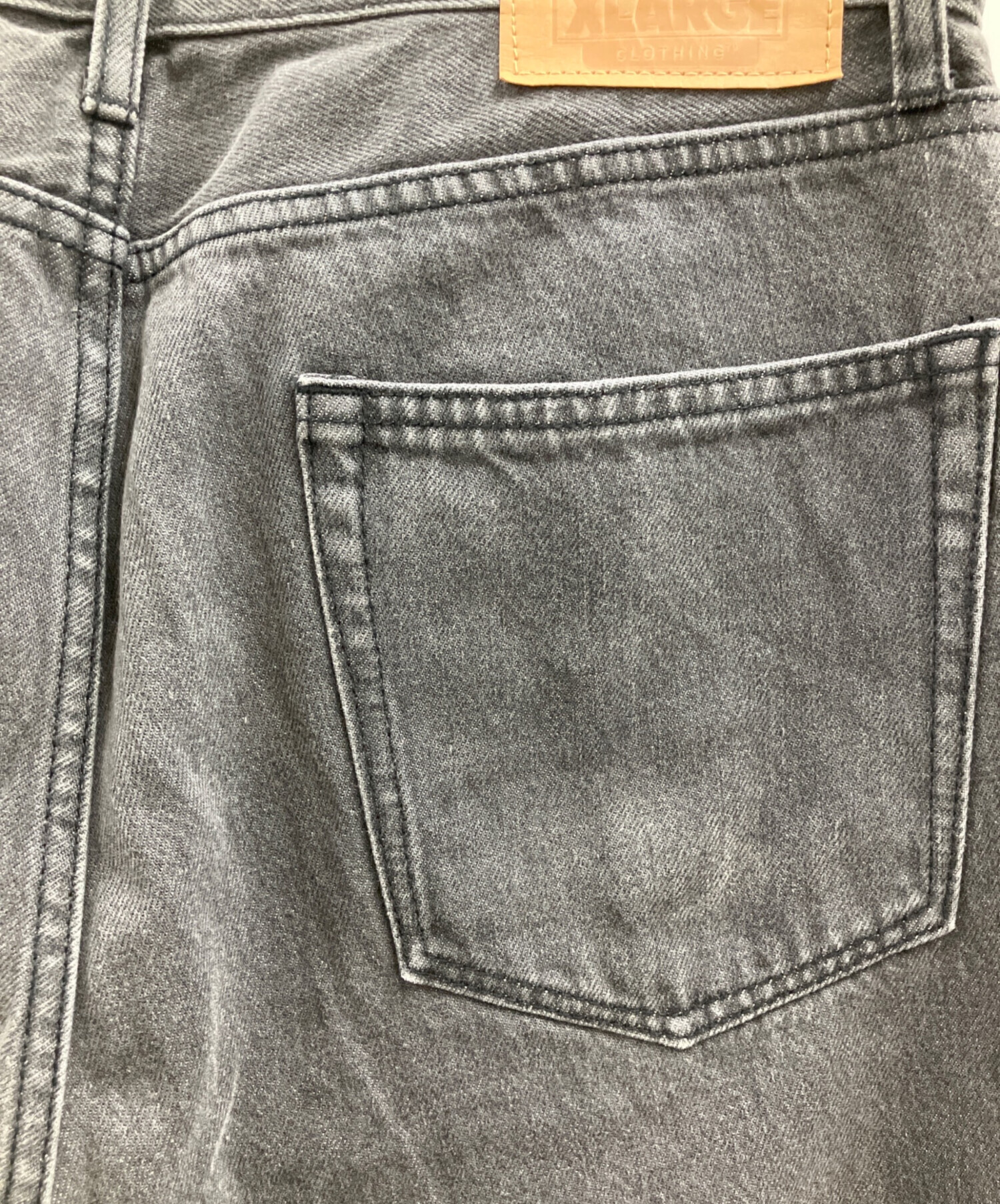中古・古着通販】X-LARGE (エクストララージ) デニムパンツ ブラック