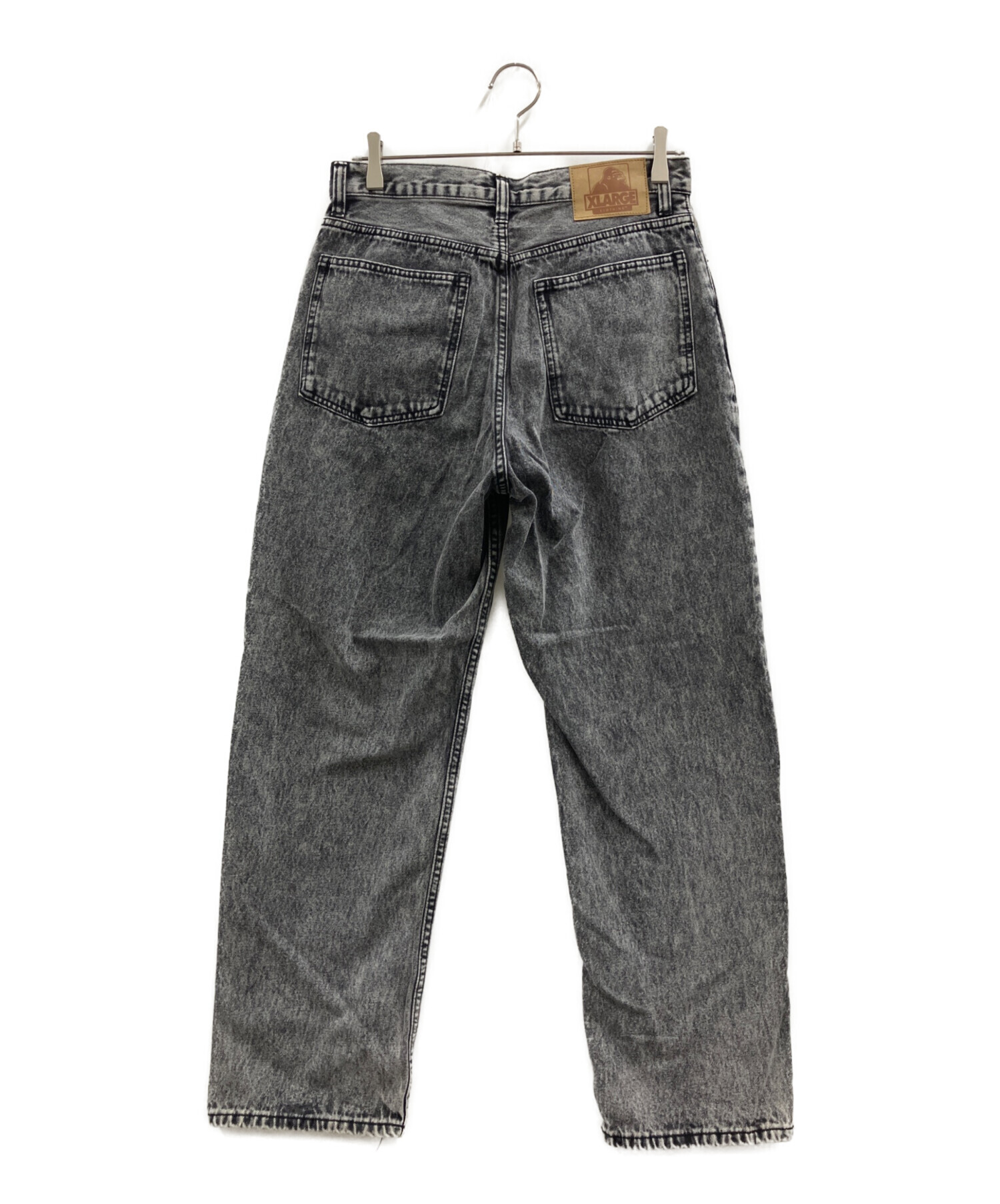 中古・古着通販】X-LARGE (エクストララージ) デニムパンツ ブラック