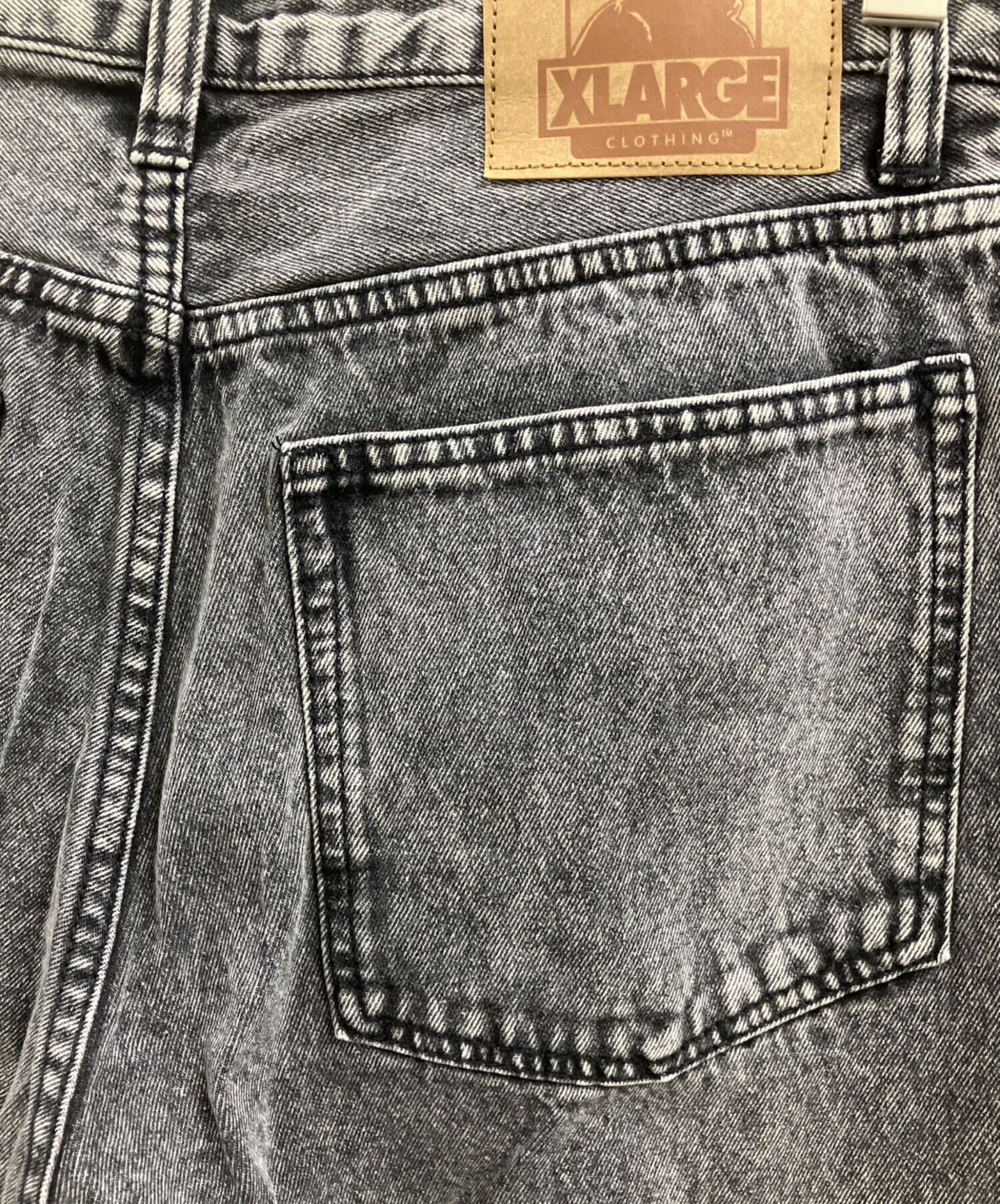 中古・古着通販】X-LARGE (エクストララージ) デニムパンツ ブラック