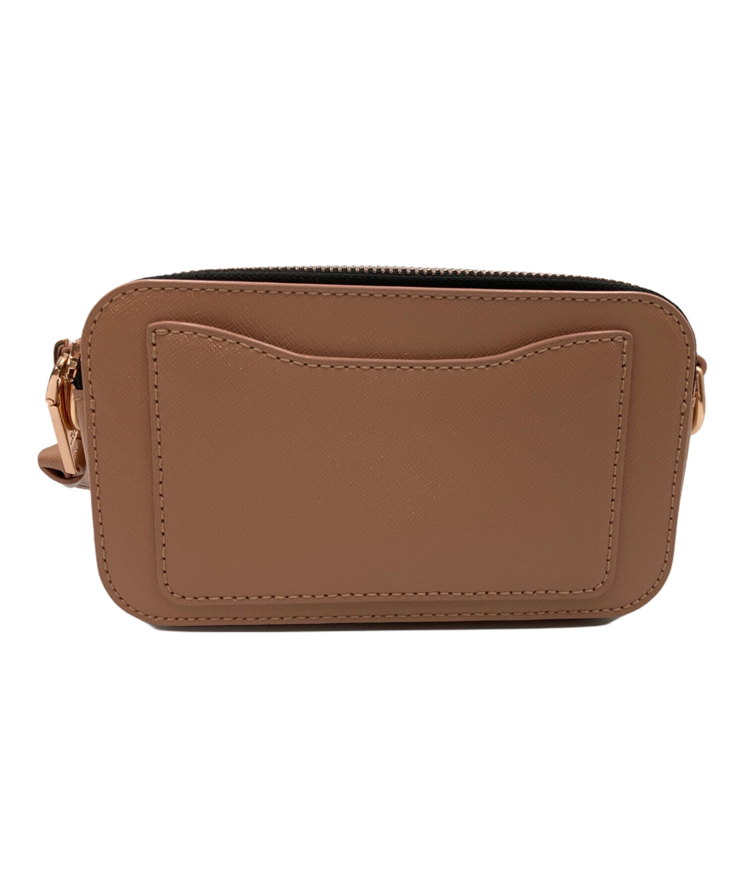 良品『USED』 MARC JACOBS マークジェイコブス スナップ ショルダーバッグ レザー ブラウン【中古】 中古・古着通販】MARC JACOBS (マークジェイコブス) スナップショット