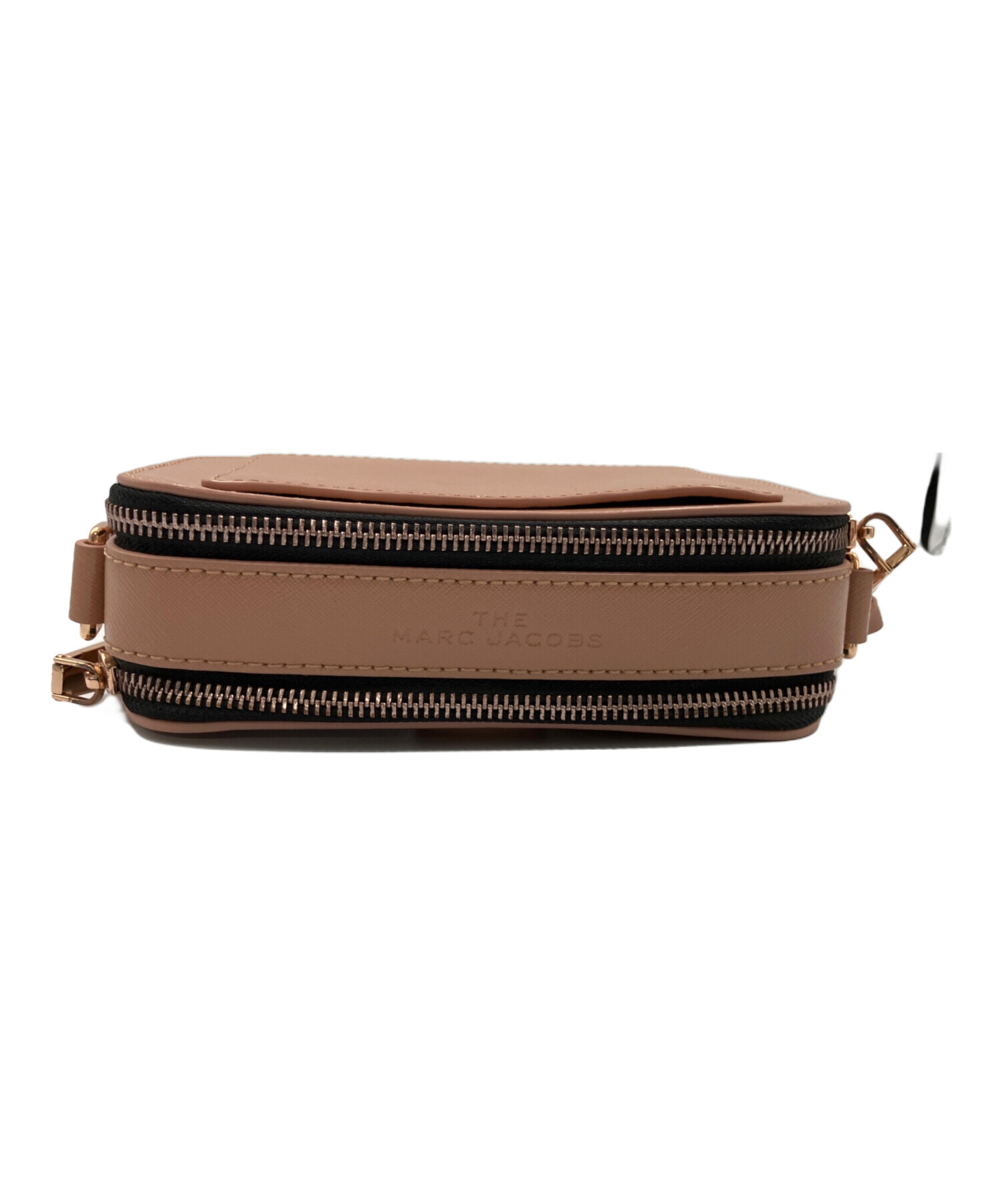 良品『USED』 MARC JACOBS マークジェイコブス スナップ ショルダーバッグ レザー ブラウン【中古】 中古・古着通販】MARC JACOBS (マークジェイコブス) スナップショット