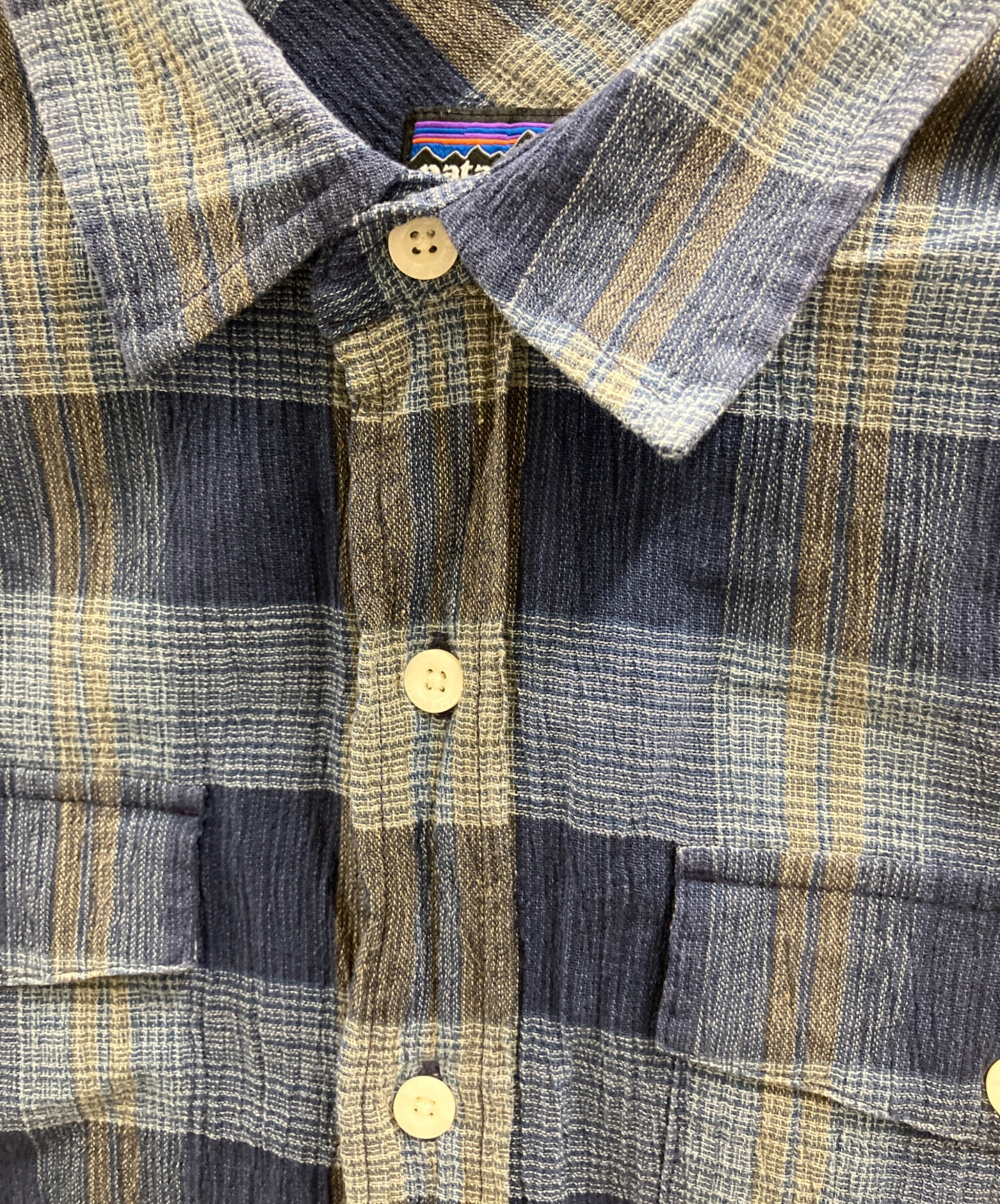 中古・古着通販】Patagonia (パタゴニア) 長袖シャツ ブルー サイズ:XS