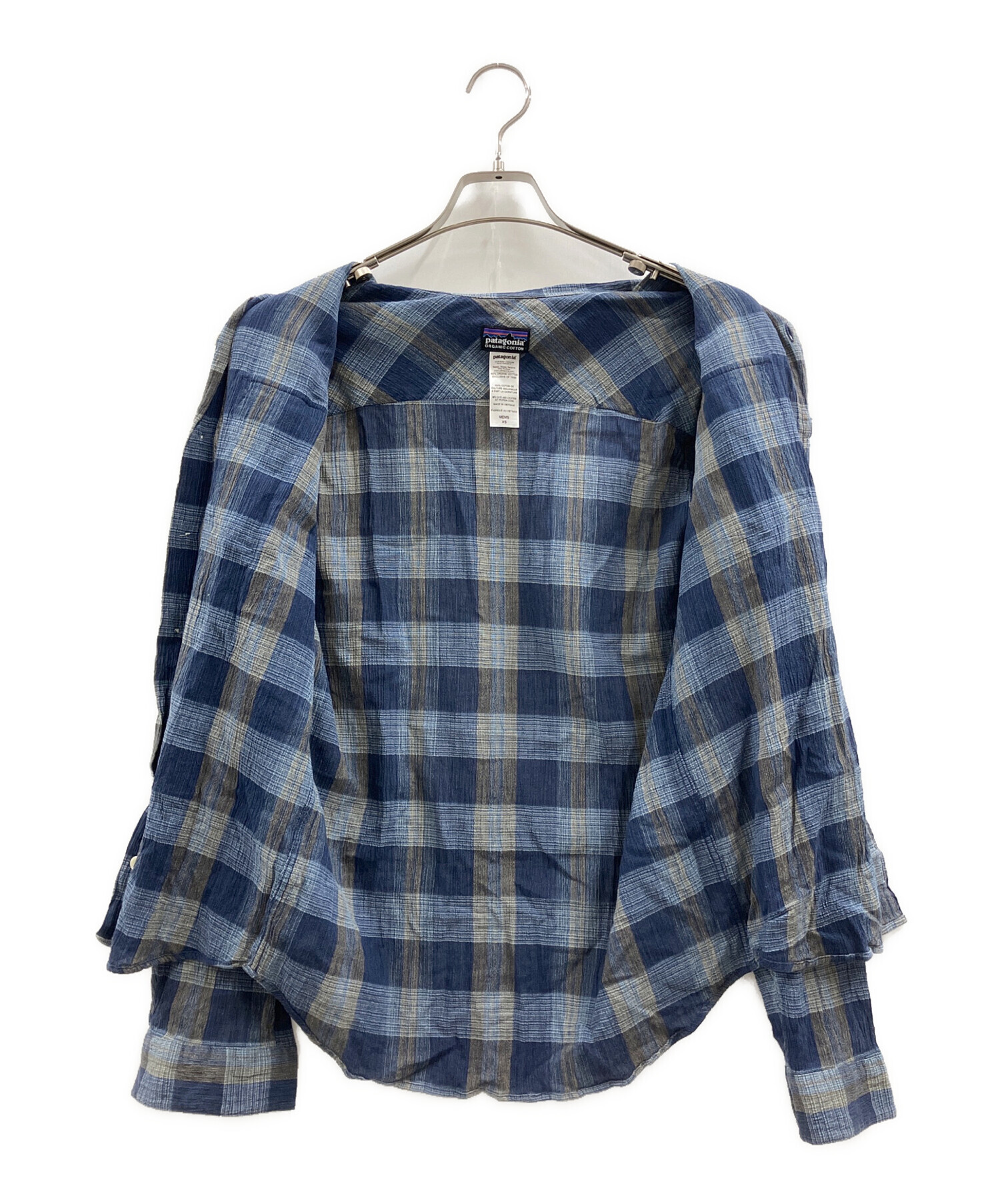中古・古着通販】Patagonia (パタゴニア) 長袖シャツ ブルー サイズ:XS