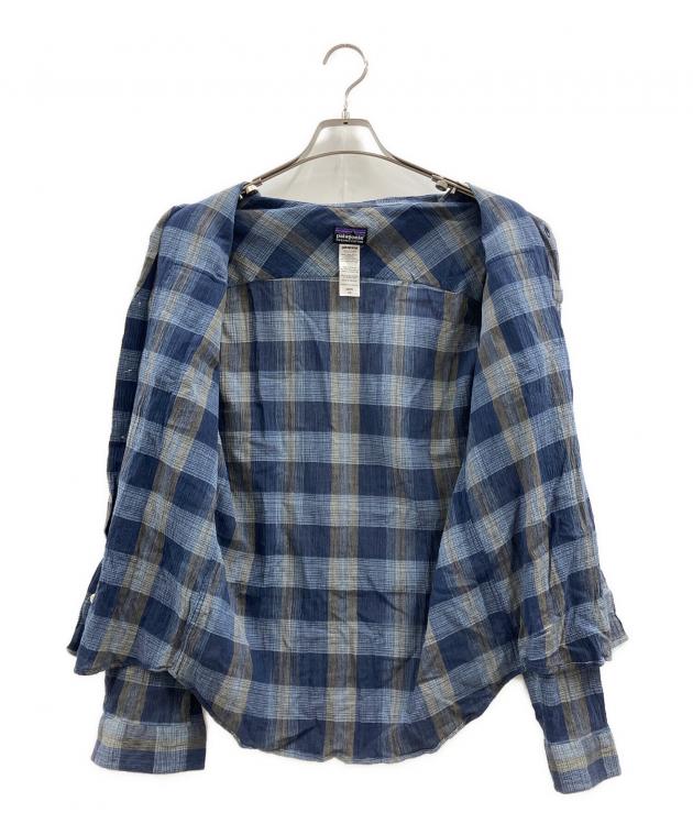 中古・古着通販】Patagonia (パタゴニア) 長袖シャツ ブルー サイズ:XS