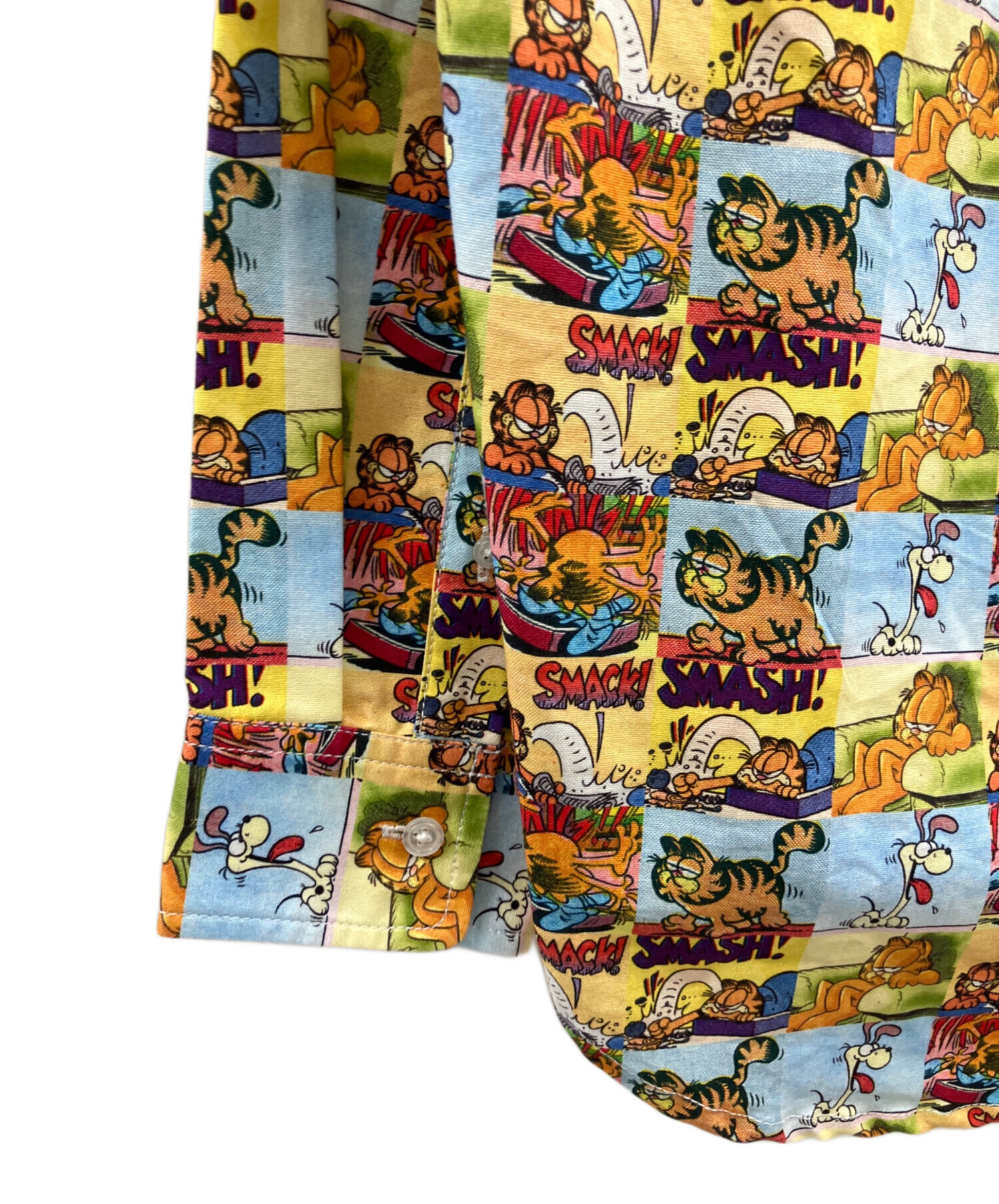 K*T様 Garfield x WIND AND SEA PATTERN長袖シャ 中古・古着通販】WIND AND SEA (ウィンダンシー) GARFIELD