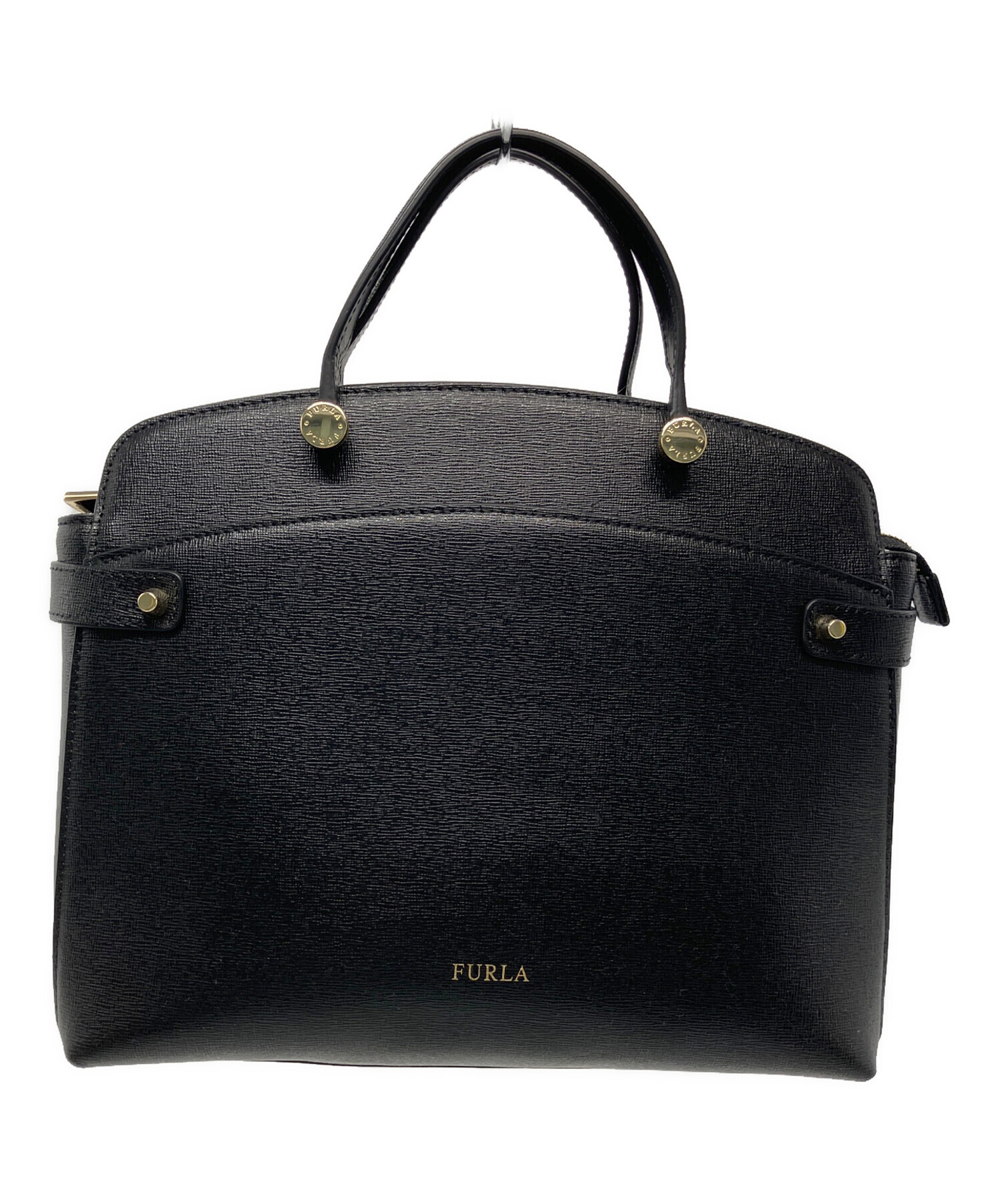 中古・古着通販】FURLA (フルラ) FURLA 2WAYバッグ ブラック｜ブランド