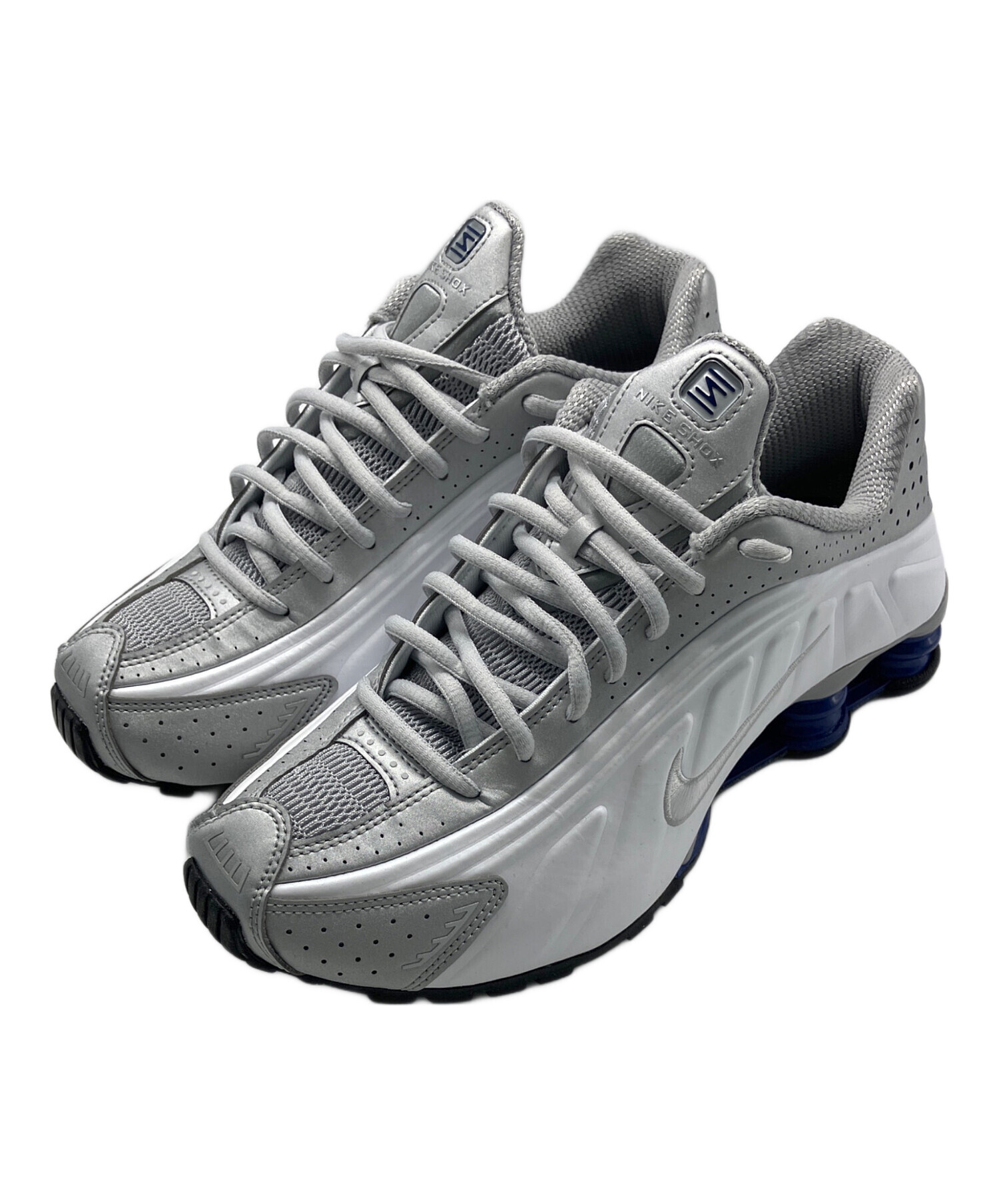 中古・古着通販】NIKE (ナイキ) SHOX R4 ホワイト×シルバー サイズ:US8