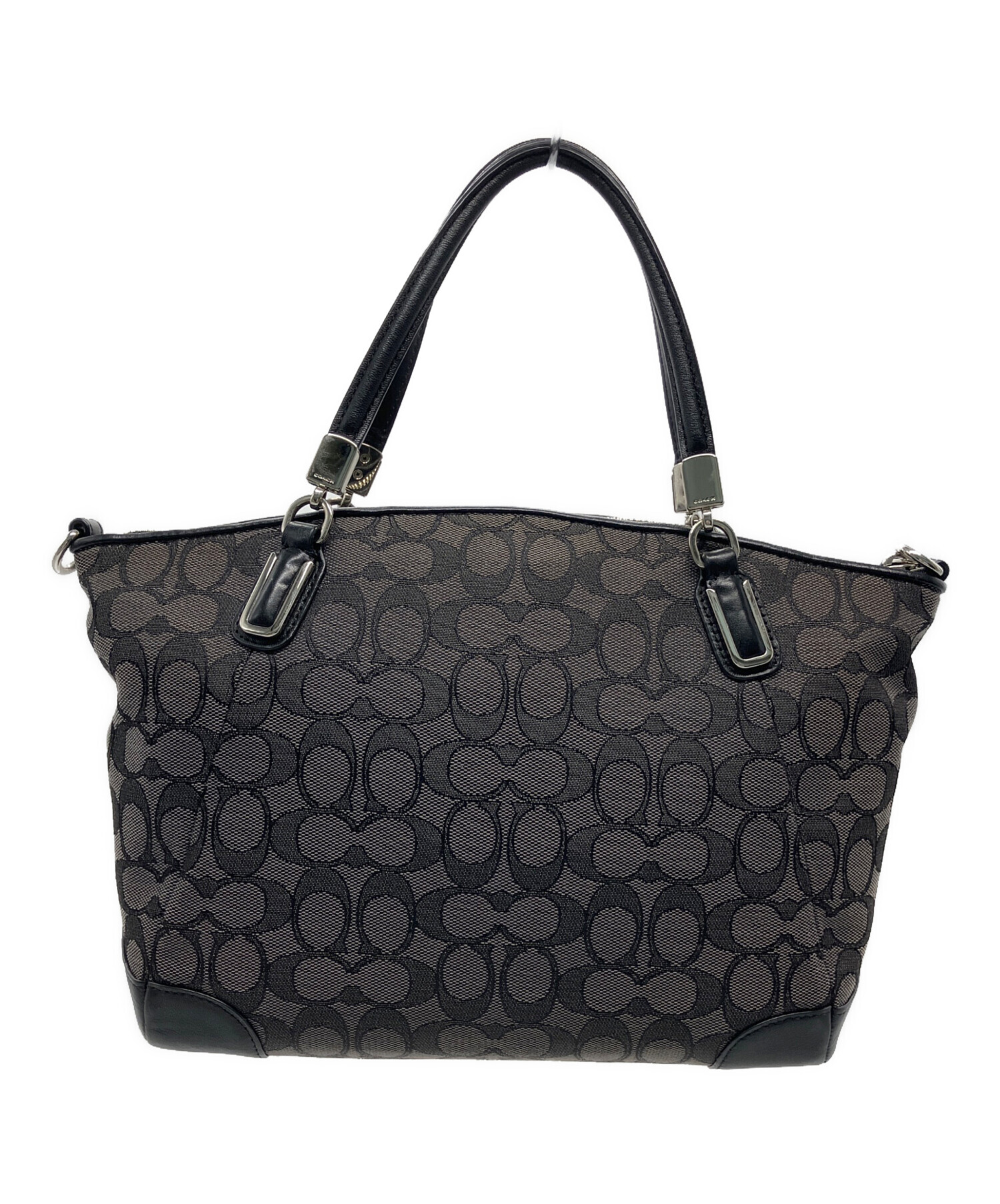 ✨極美品✨ COACH 2way ビジネスバッグ F35430 グレー/ブラック 中古・古着通販】COACH (コーチ) 2WAYビジネスバッグ ブラウン