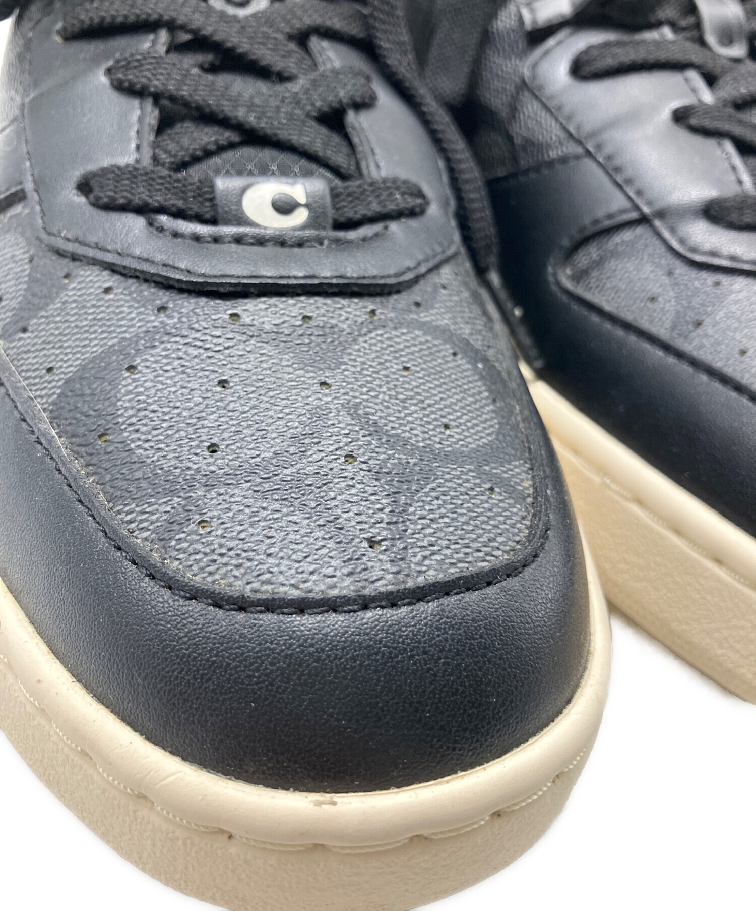 中古・古着通販】COACH (コーチ) COACH スニーカー ブラック サイズ 
