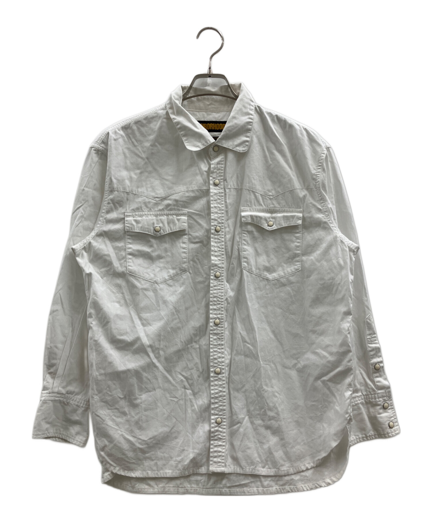 NEIGHBORHOOD ホワイト 長袖シャツ 中古・古着通販】NEIGHBORHOOD (ネイバーフッド) 長袖シャツ ホワイト