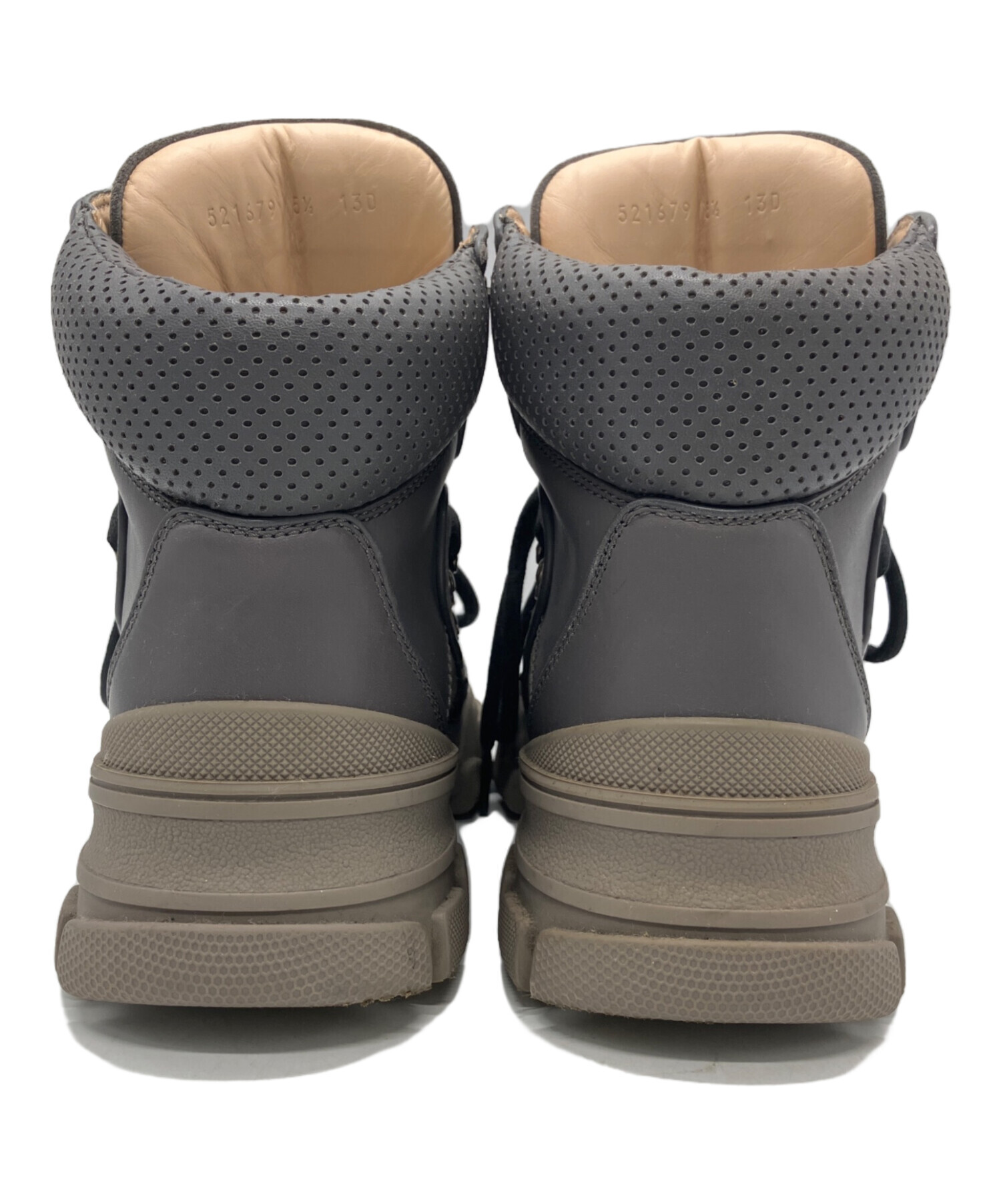 中古・古着通販】GUCCI (グッチ) GUCCI トレッキングブーツ カーキ