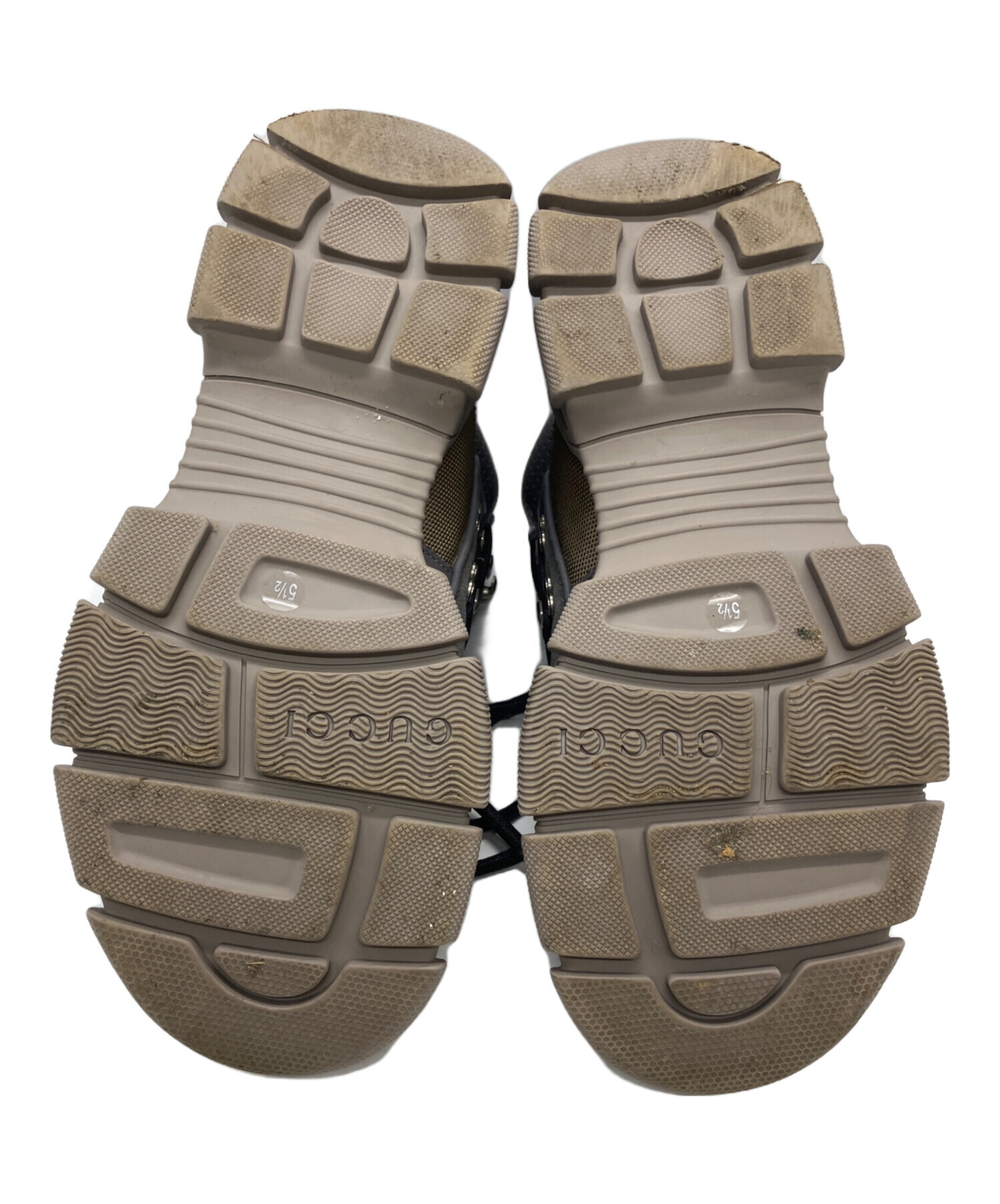 中古・古着通販】GUCCI (グッチ) GUCCI トレッキングブーツ カーキ