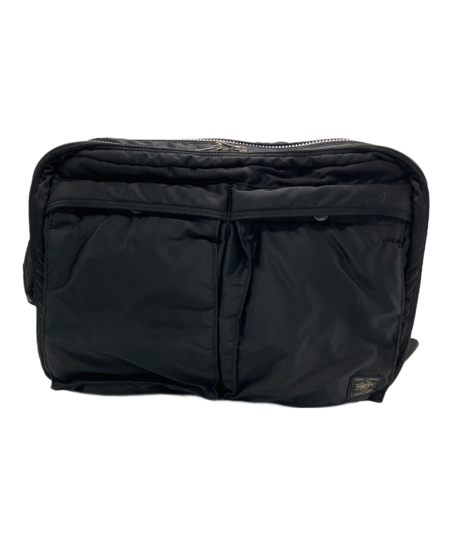 PORTER ボディバッグ ブラック デニム　中古美品 値下げ 美品 PORTER ブラック ボディバッグ - メルカリ