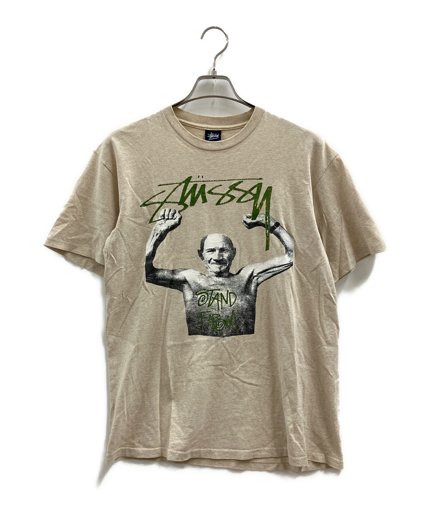 中古・古着通販】stussy (ステューシー) stussy 半袖Tシャツ ベージュ 
