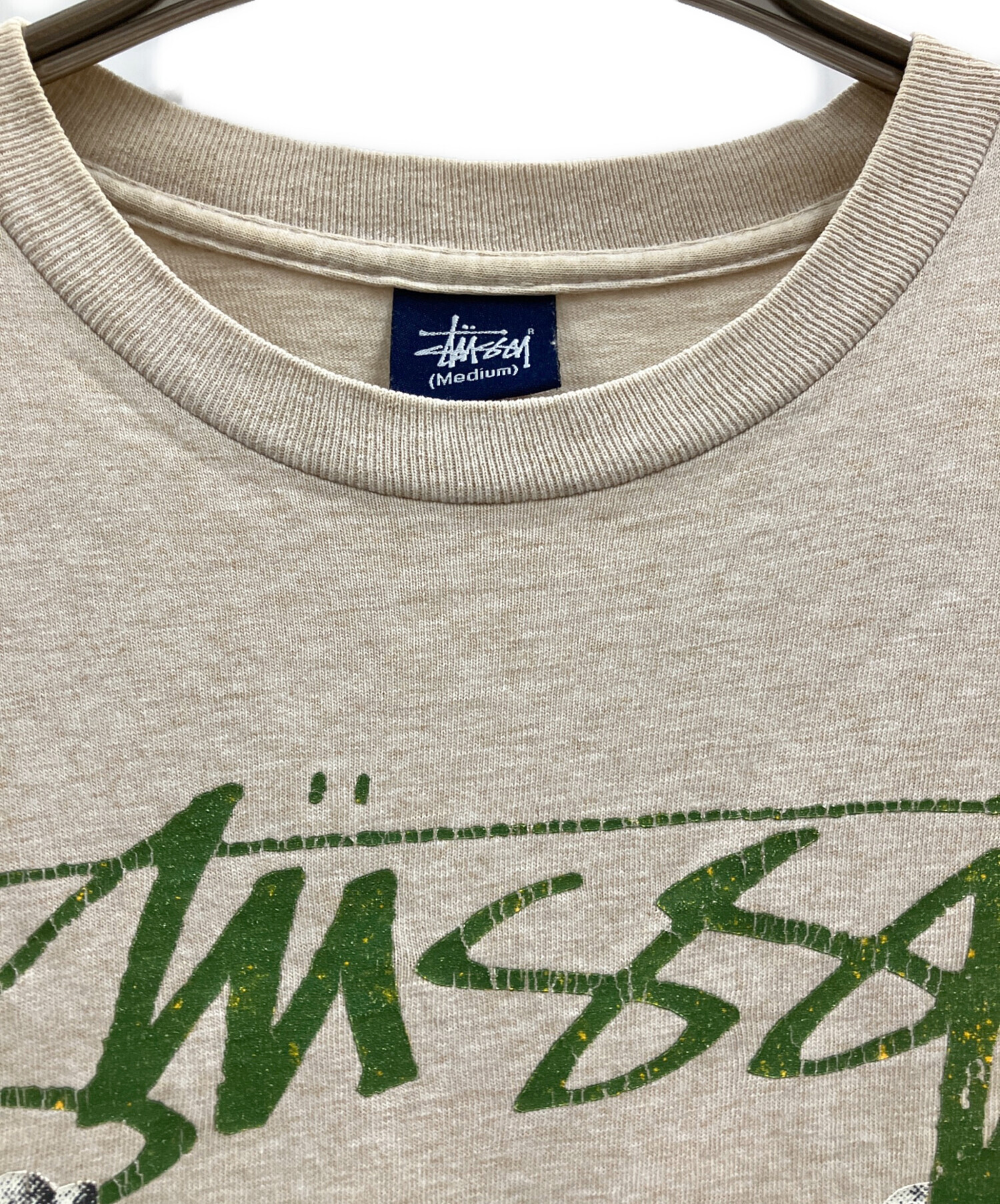 中古・古着通販】stussy (ステューシー) stussy 半袖Tシャツ ベージュ