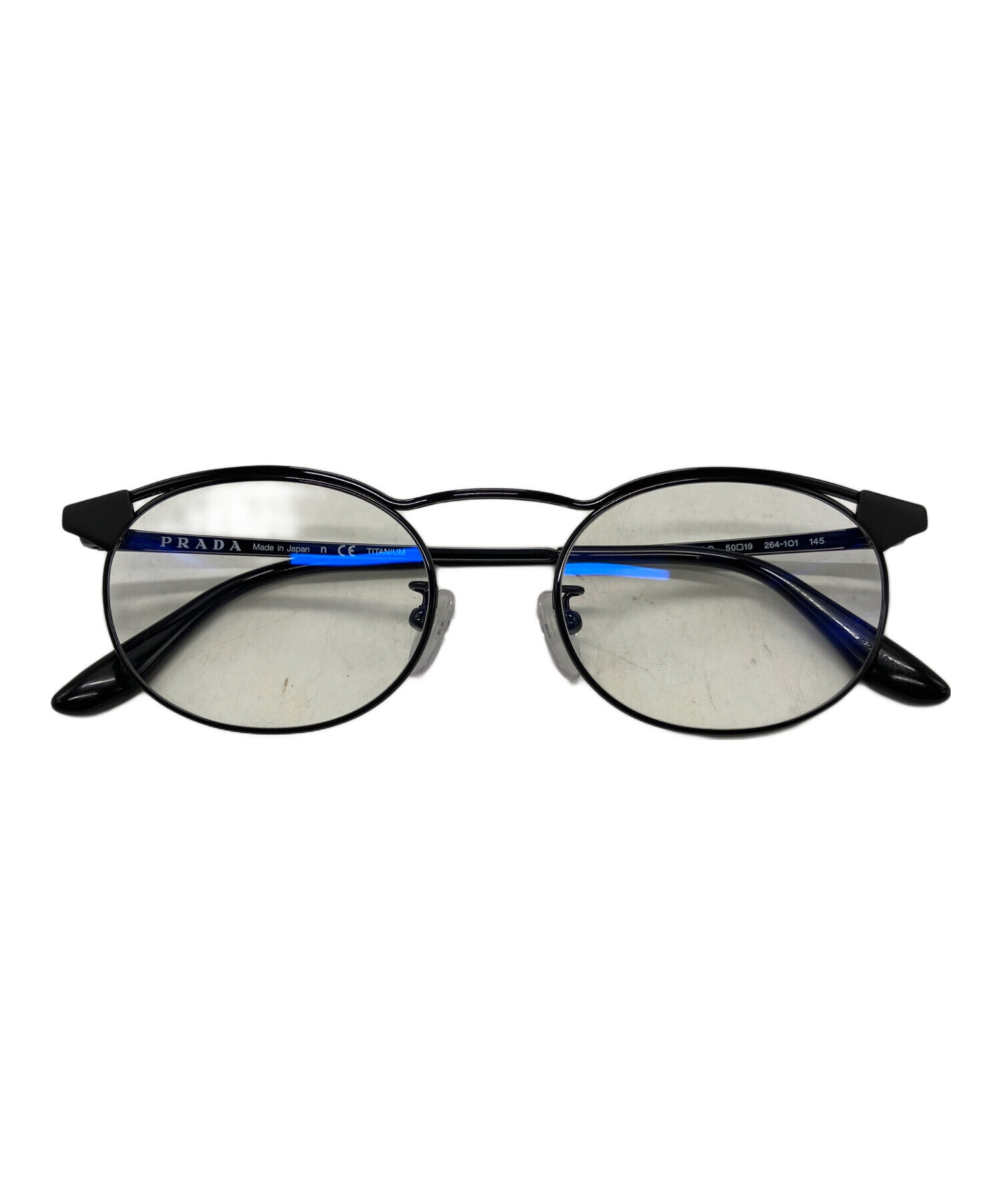 中古・古着通販】PRADA (プラダ) PRADA 伊達眼鏡 ブラック｜ブランド