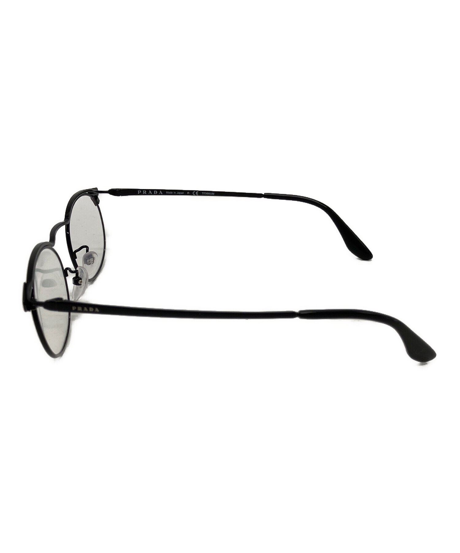 中古・古着通販】PRADA (プラダ) PRADA 伊達眼鏡 ブラック｜ブランド