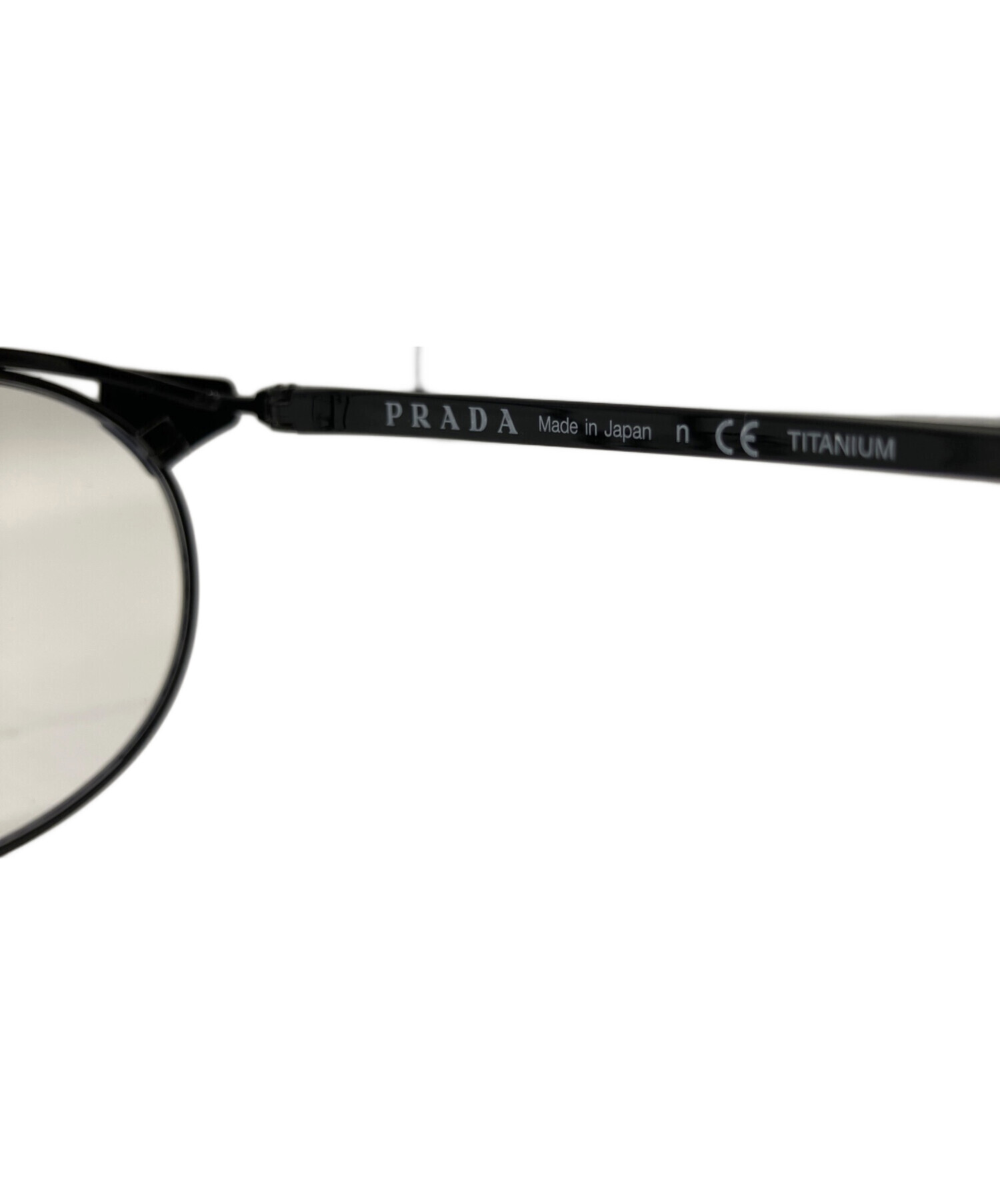 中古・古着通販】PRADA (プラダ) PRADA 伊達眼鏡 ブラック｜ブランド