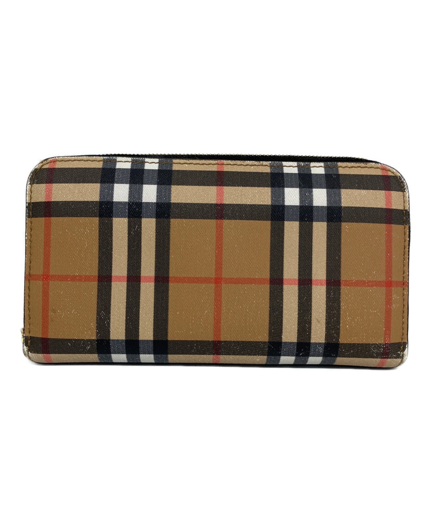 Burberry バーバリー 財布 ファスナー 中古 レディース メンズ 美品 中古・古着通販】BURBERRY (バーバリー) BURBERRY ラウンドファスナー