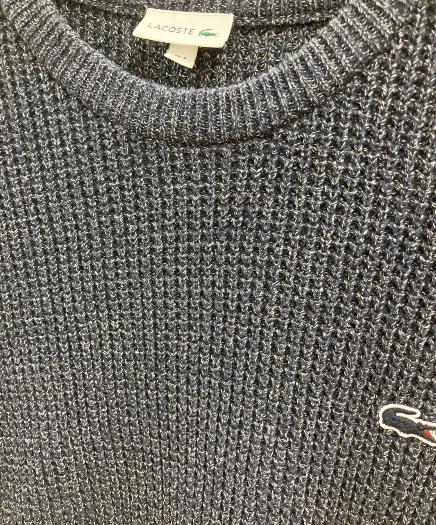 中古・古着通販】LACOSTE (ラコステ) ヘザーカラーリングワッフル 