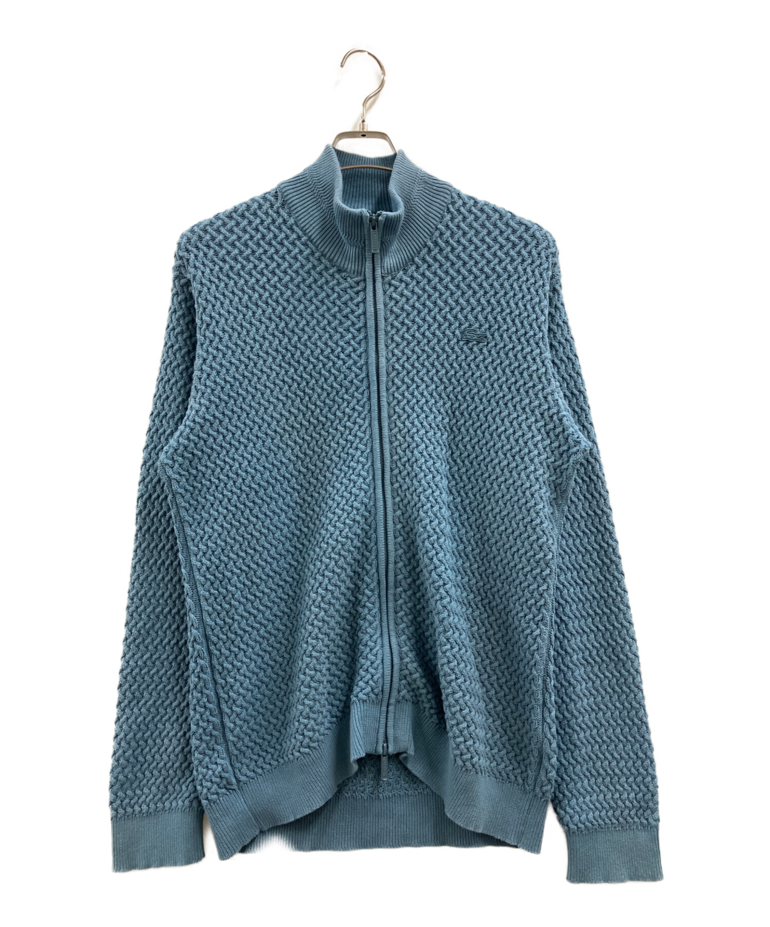 中古・古着通販】LACOSTE (ラコステ) バスケットニットジップアップ